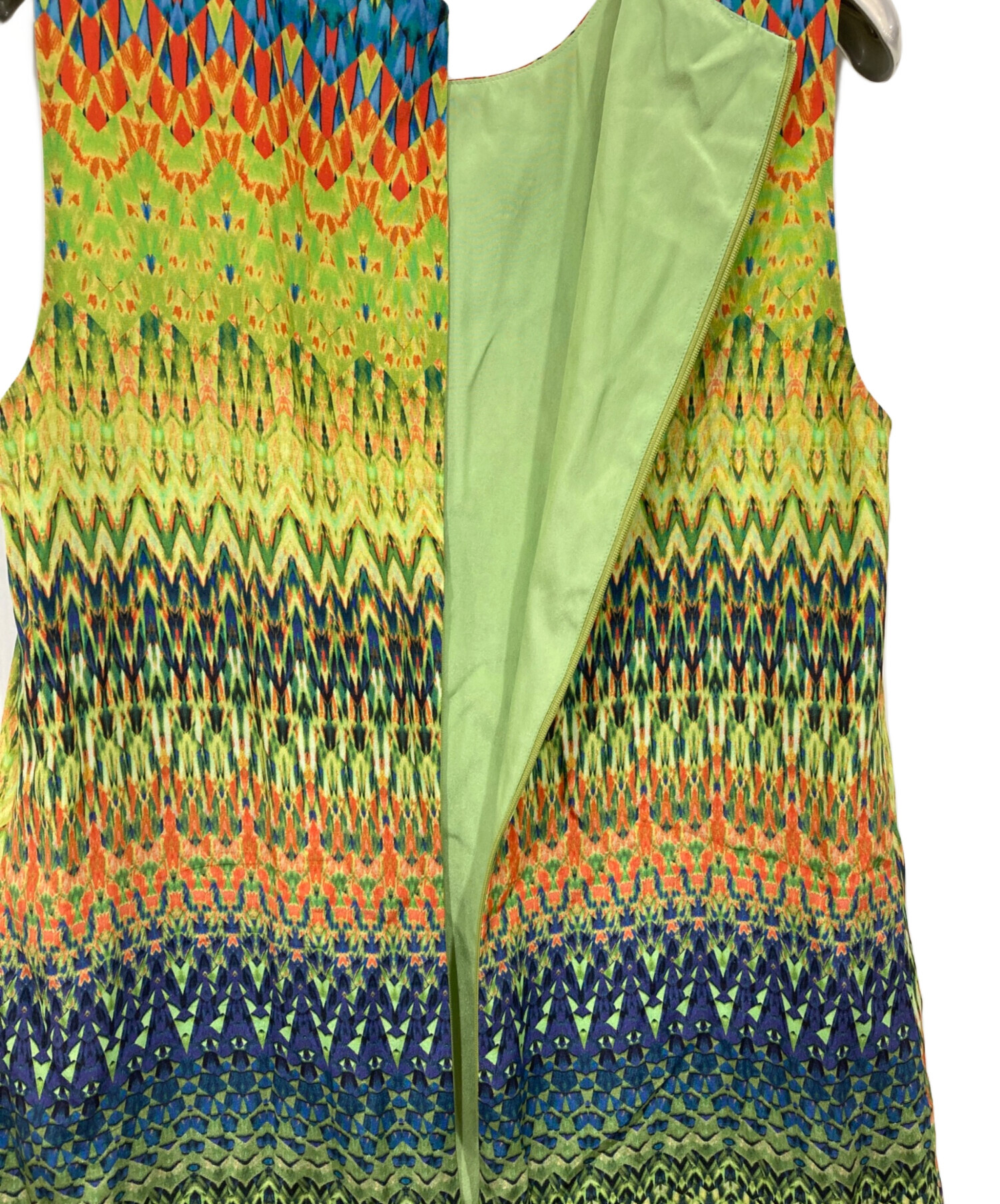 中古・古着通販】missoni (ミッソーニ) シルク総柄ノースリーブ 