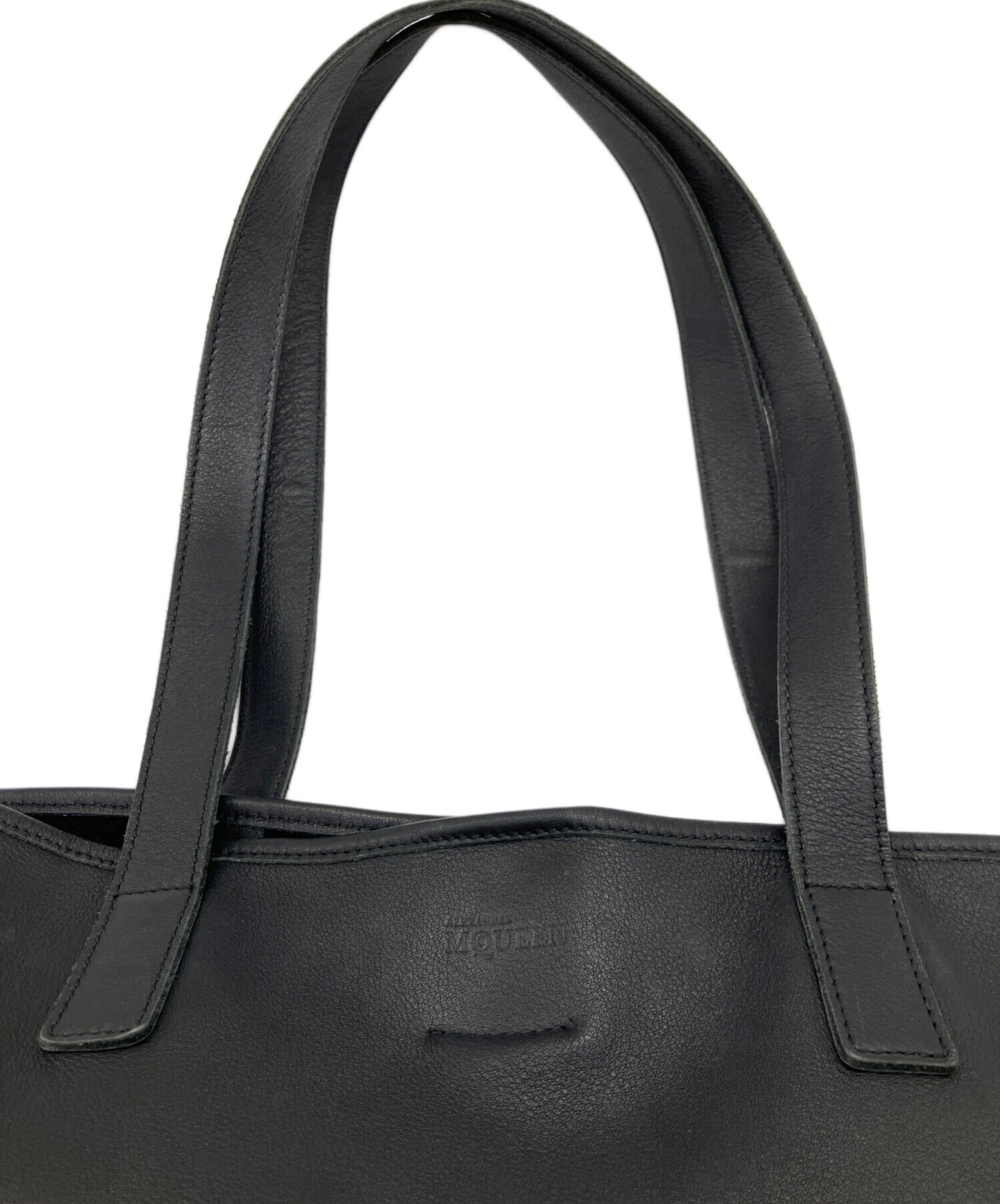 アレキサンダーマックイーン パンチング スカル トートバッグ レザー ブラウン ゴールド金具 Alexander McQueen（中古） 中古・古着通販】ALEXANDER McQUEEN (アレキサンダーマックイーン