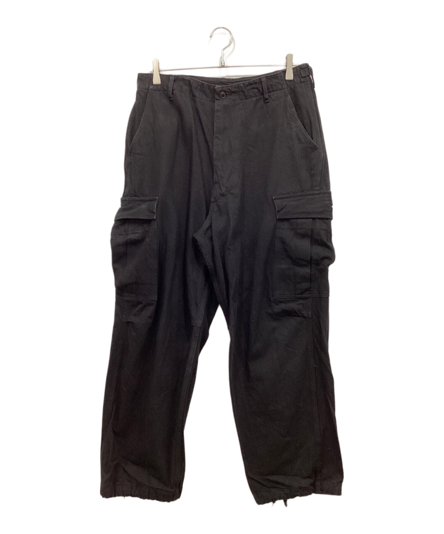 中古・古着通販】COMOLI (コモリ) ブラックデニムB.D.Uパンツ ブラック