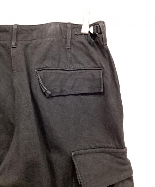 中古・古着通販】COMOLI (コモリ) ブラックデニムB.D.Uパンツ ブラック