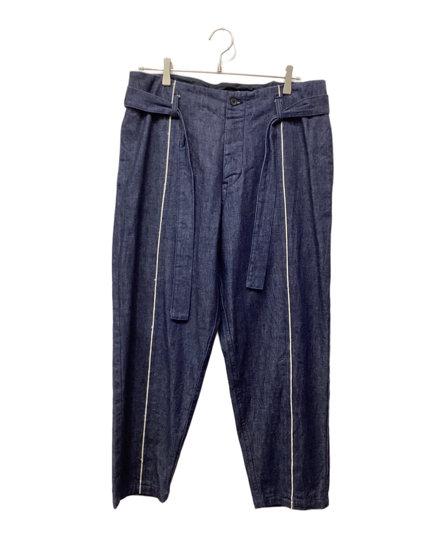 中古・古着通販】kontor (コントール) Tapered Selvage Pants ブルー 