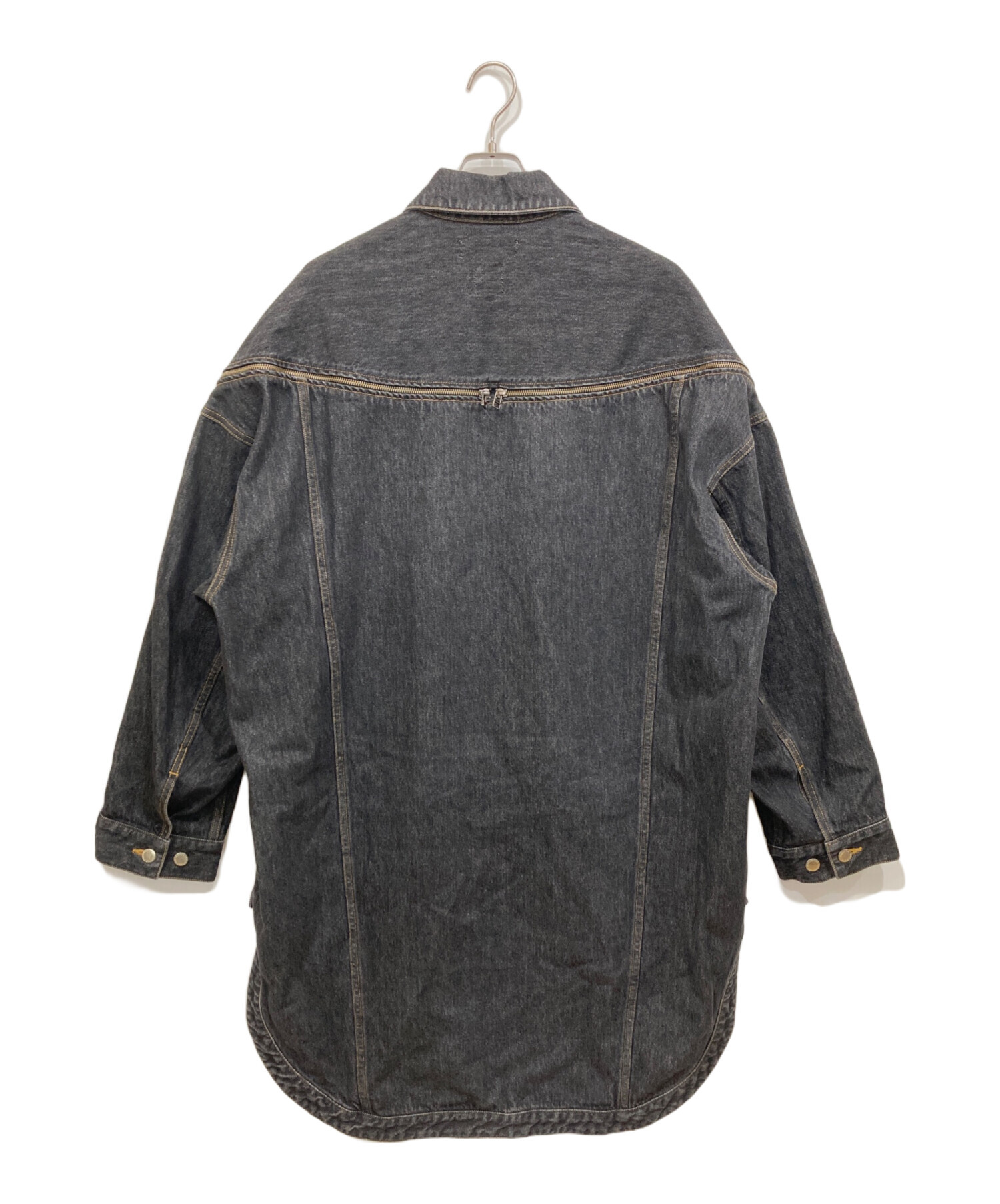 中古・古着通販】FACETASM (ファセッタズム) HIGH-LOW ZIP DENIM 