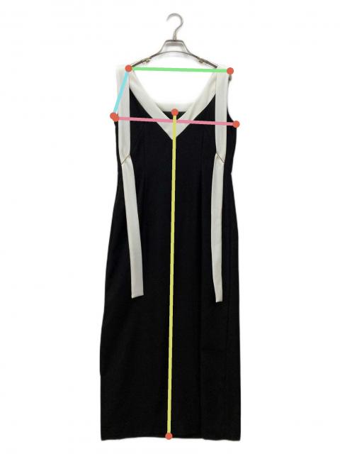 【美品】JUSGLITTY ノースリーブワンピース Mサイズ相当 中古・古着通販】JUSGLITTY (ジャスグリッティー) バイカラー