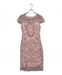 値下げ！tadashi shojiタダシジョージ藤刺繍ワンピース6黒⭐︎貴重 TADASHI SHOJI(タダシ ショージ)、在庫あり】ブランド・古着の