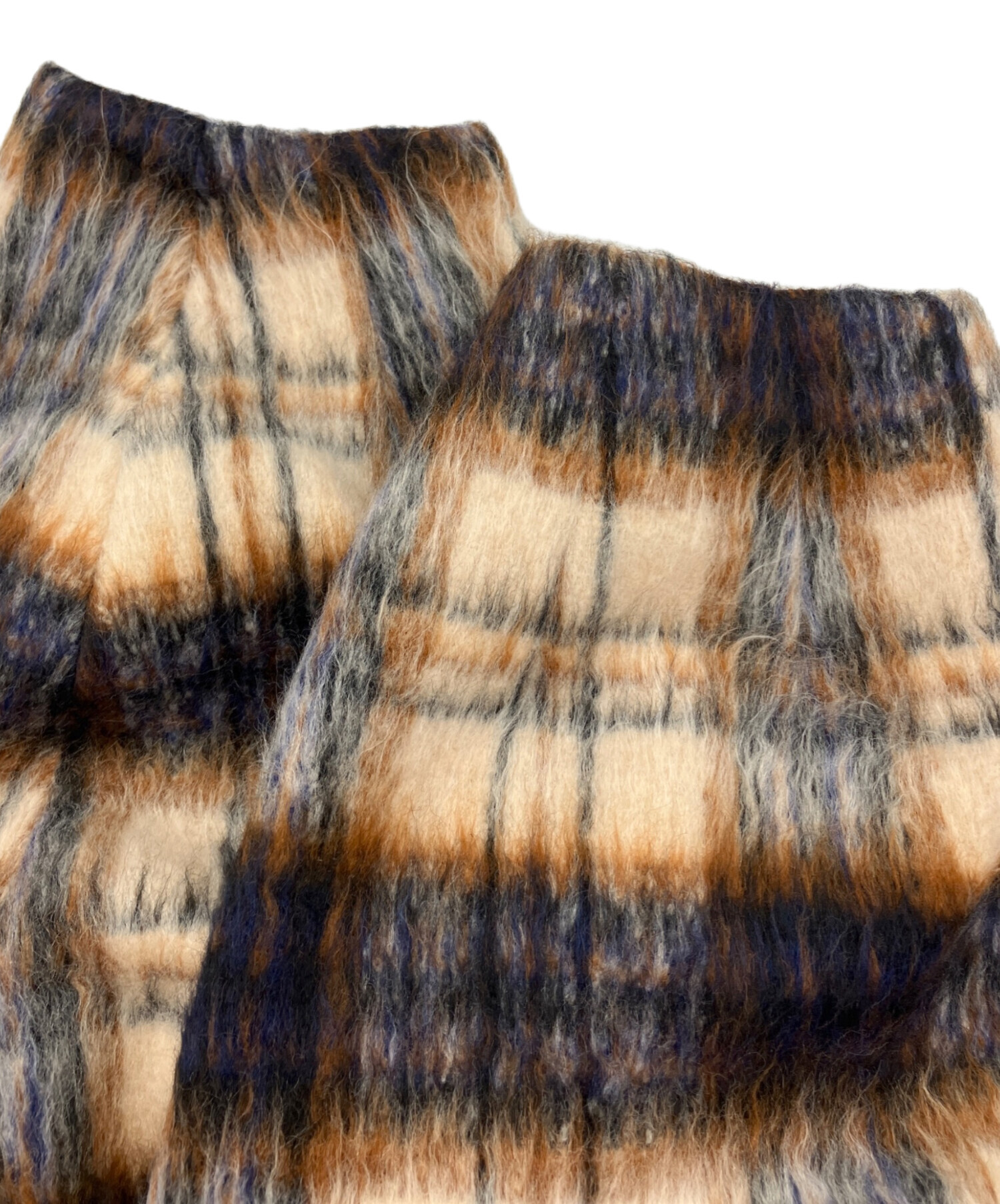 中古・古着通販】PRIVEVE (プリヴェヴェ) ウールシャギーチェック