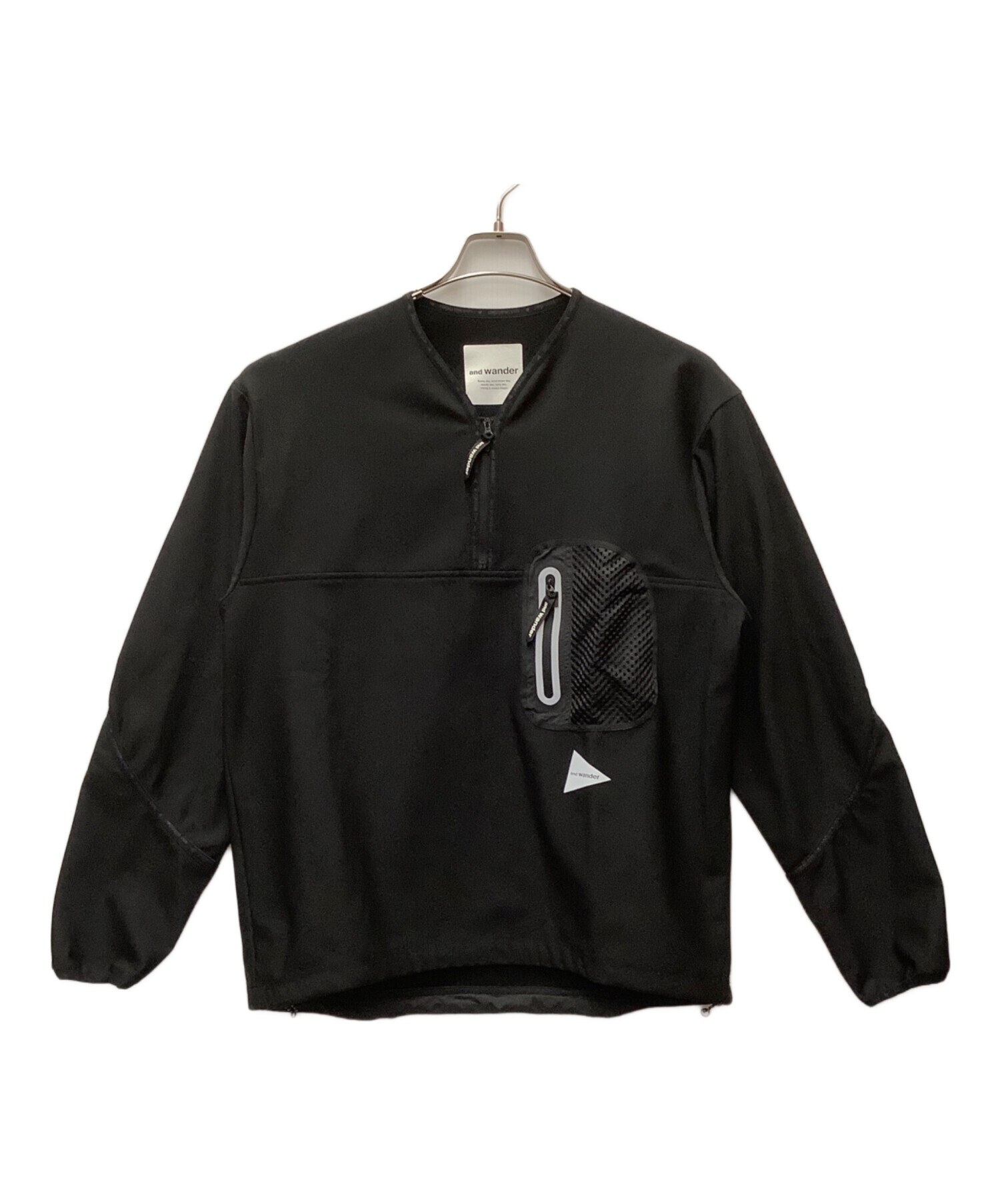 中古・古着通販】and wander (アンドワンダー) light fleece pullover