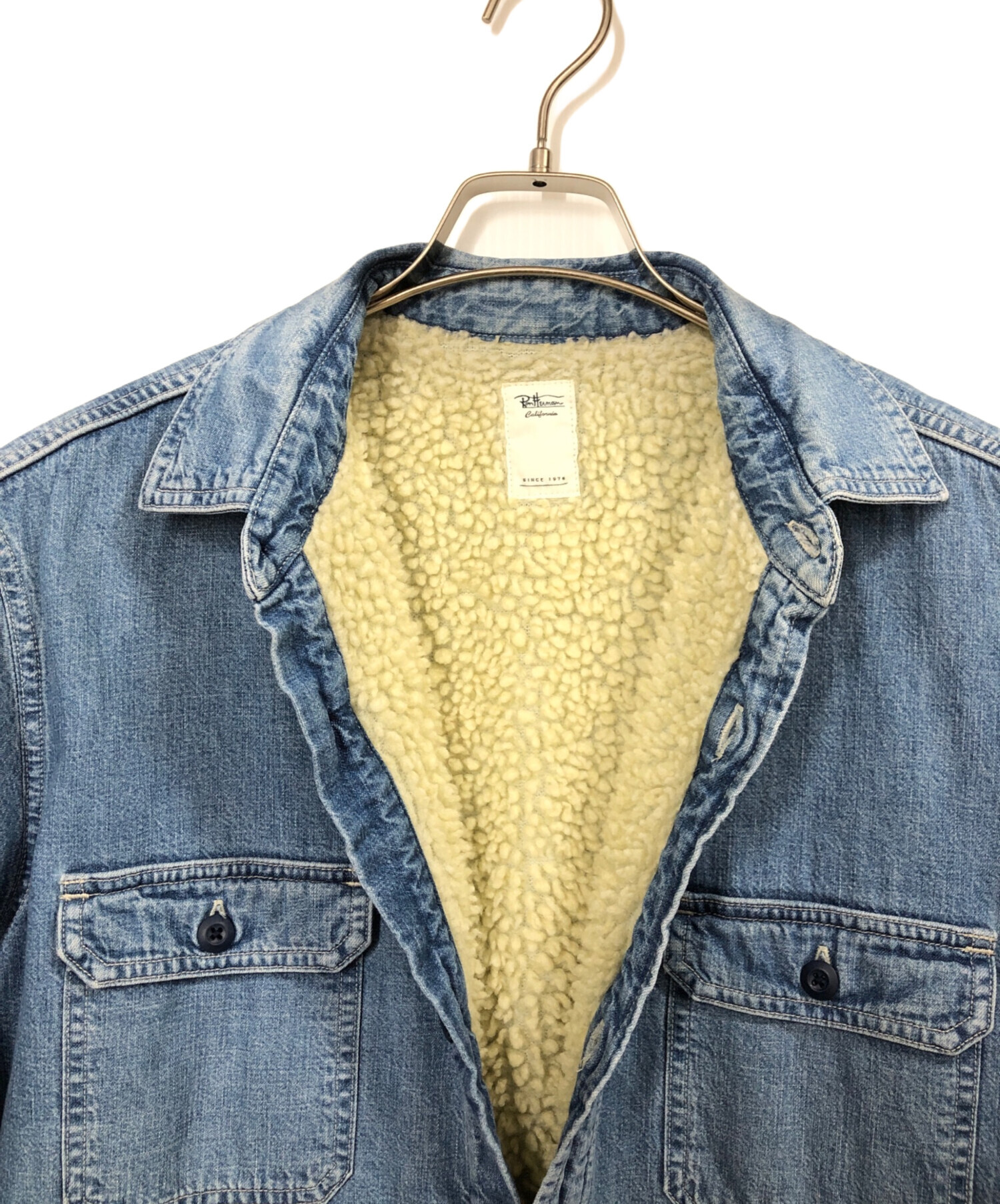 中古・古着通販】Ron Herman (ロンハーマン) 裏ボアデニムシャツ