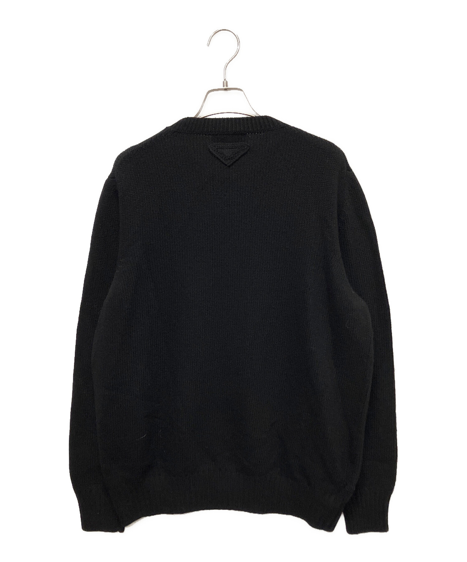 PRADA プラダ ニット・セーター M 黒 【古着】【中古】【送料無料】 PRADA - PRADA プラダ ニット・セーター S 黒 【古着】【中古】【送料