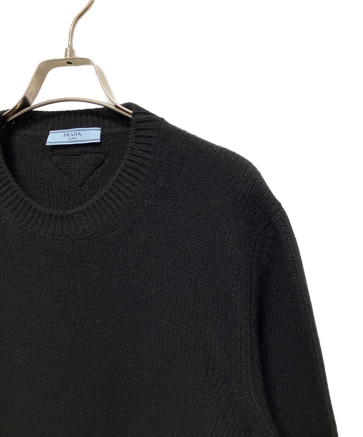 中古・古着通販】PRADA (プラダ) ウール×カシミヤ クルーネック