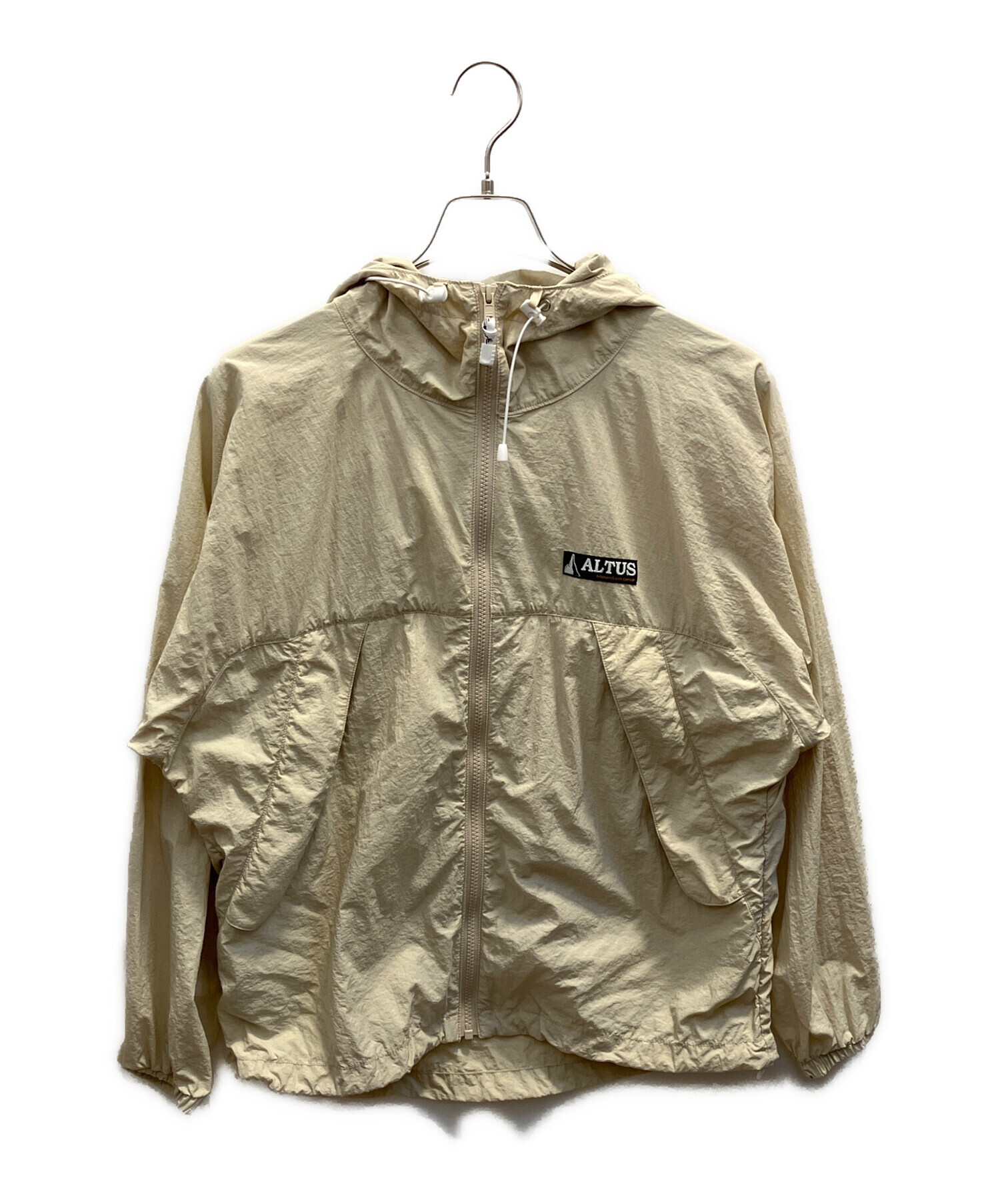 中古・古着通販】ALTUS (アルタス) W ZIPマウンテンパーカー ベージュ