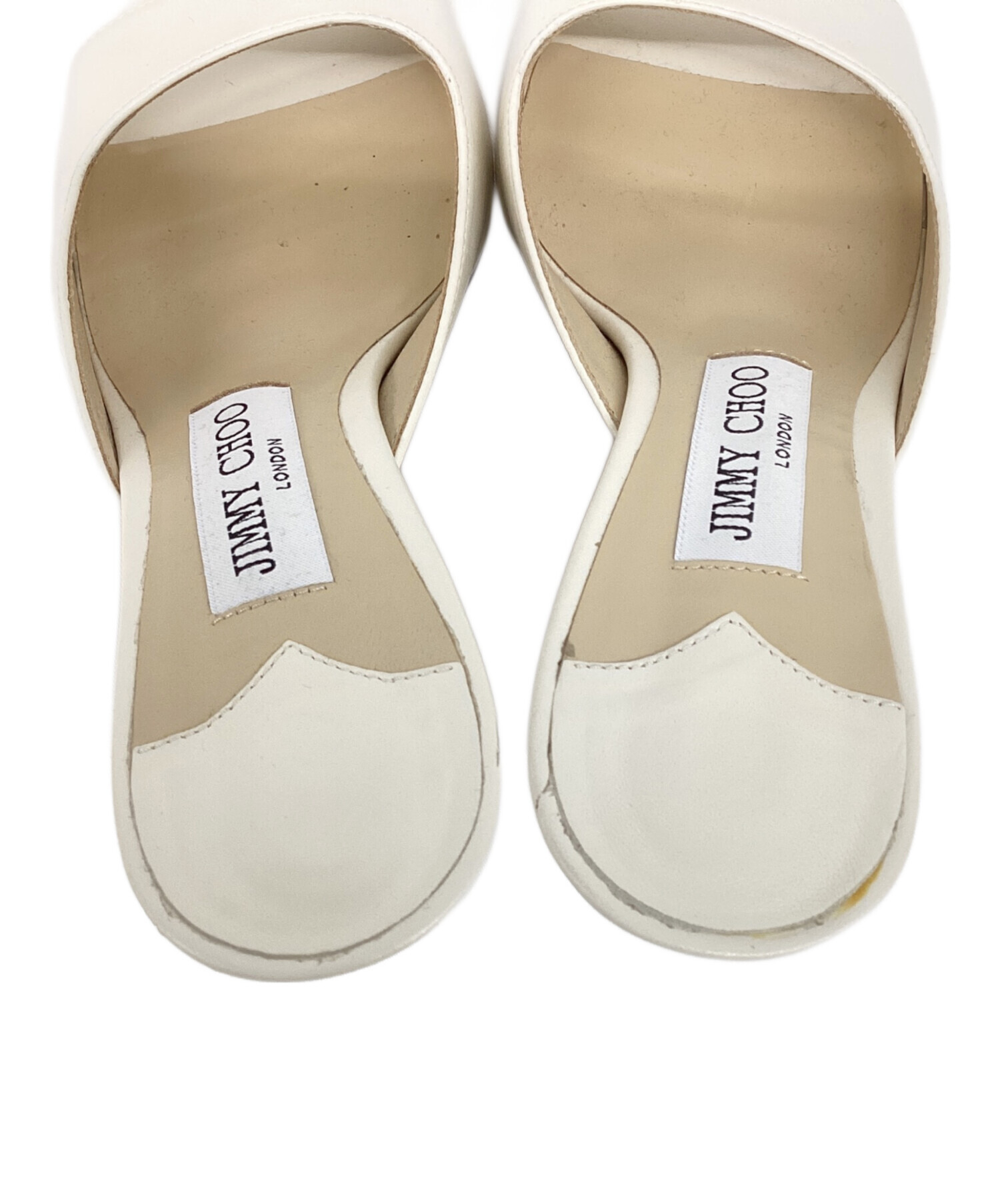 未使用　Jimmy choo 36 中古・古着通販】JIMMY CHOO (ジミーチュウ) ミュール ホワイト サイズ