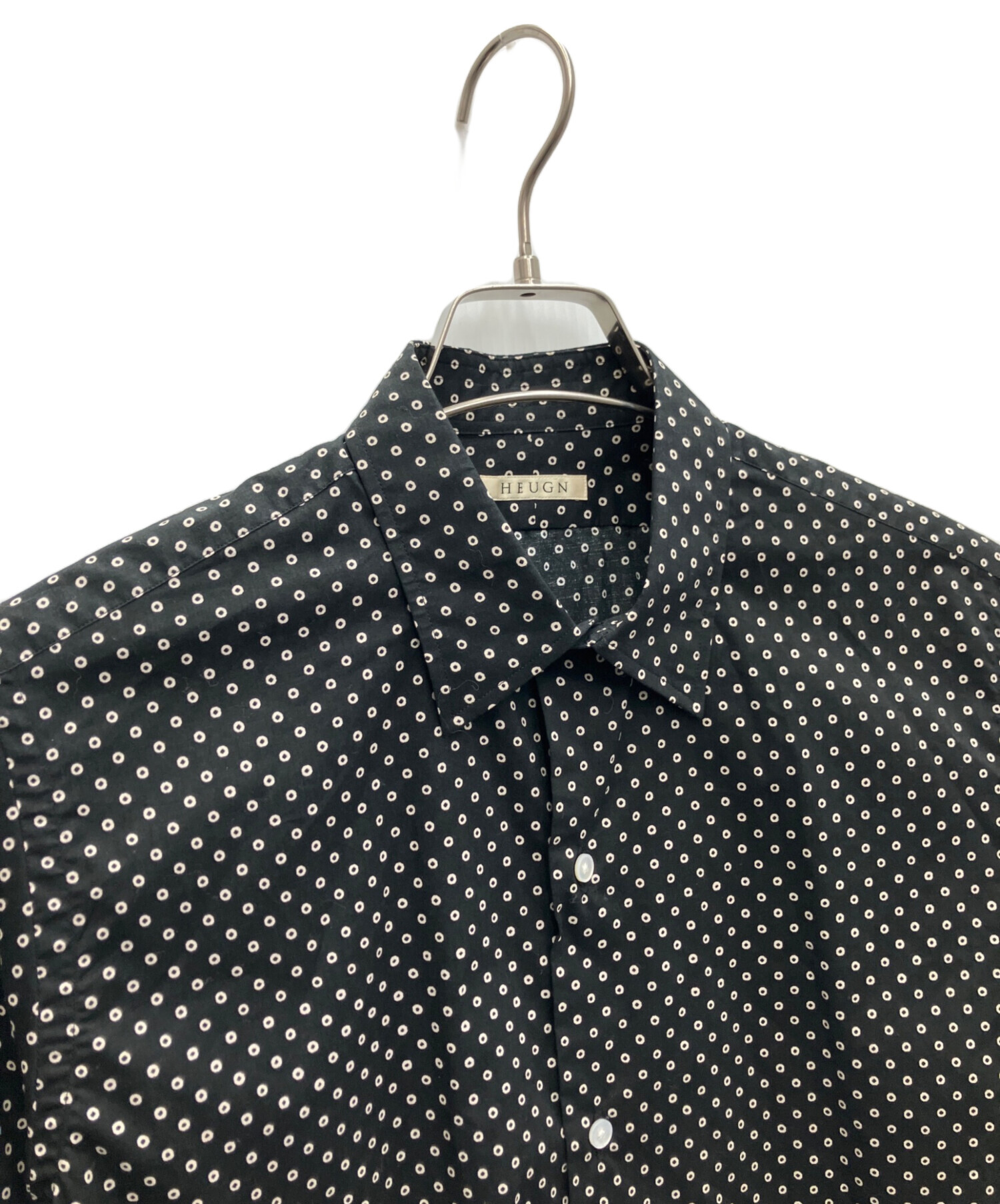 中古・古着通販】HEUGN (ユーゲン) Circle Dot Regular Collar Shirt