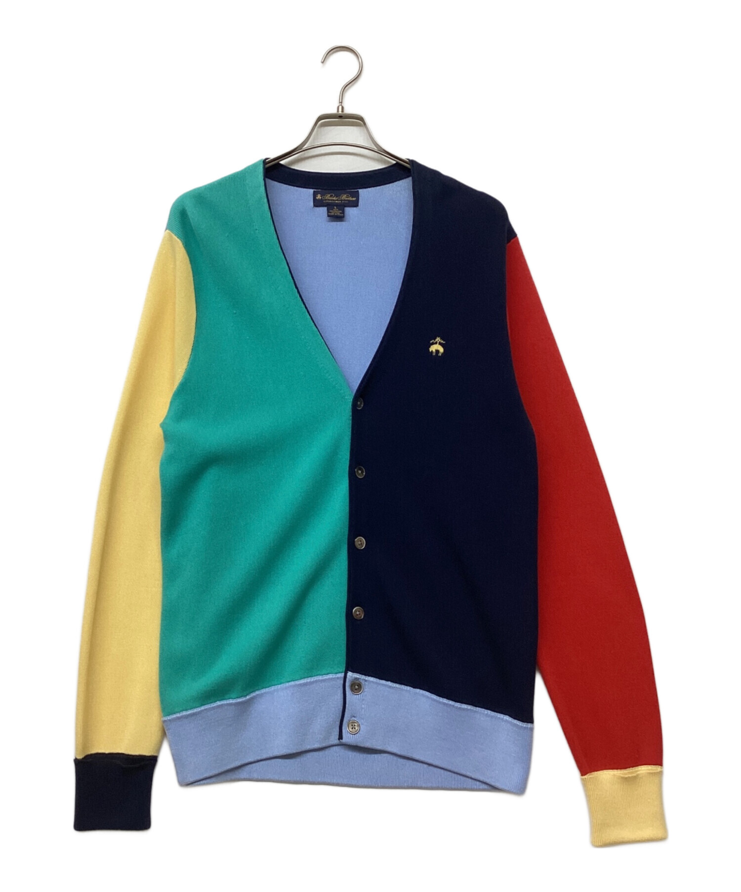 【古着】唯一無二 レザーカスタムカーディガン 中古・古着通販】BROOKS BROTHERS (ブルックスブラザーズ) クレイジー