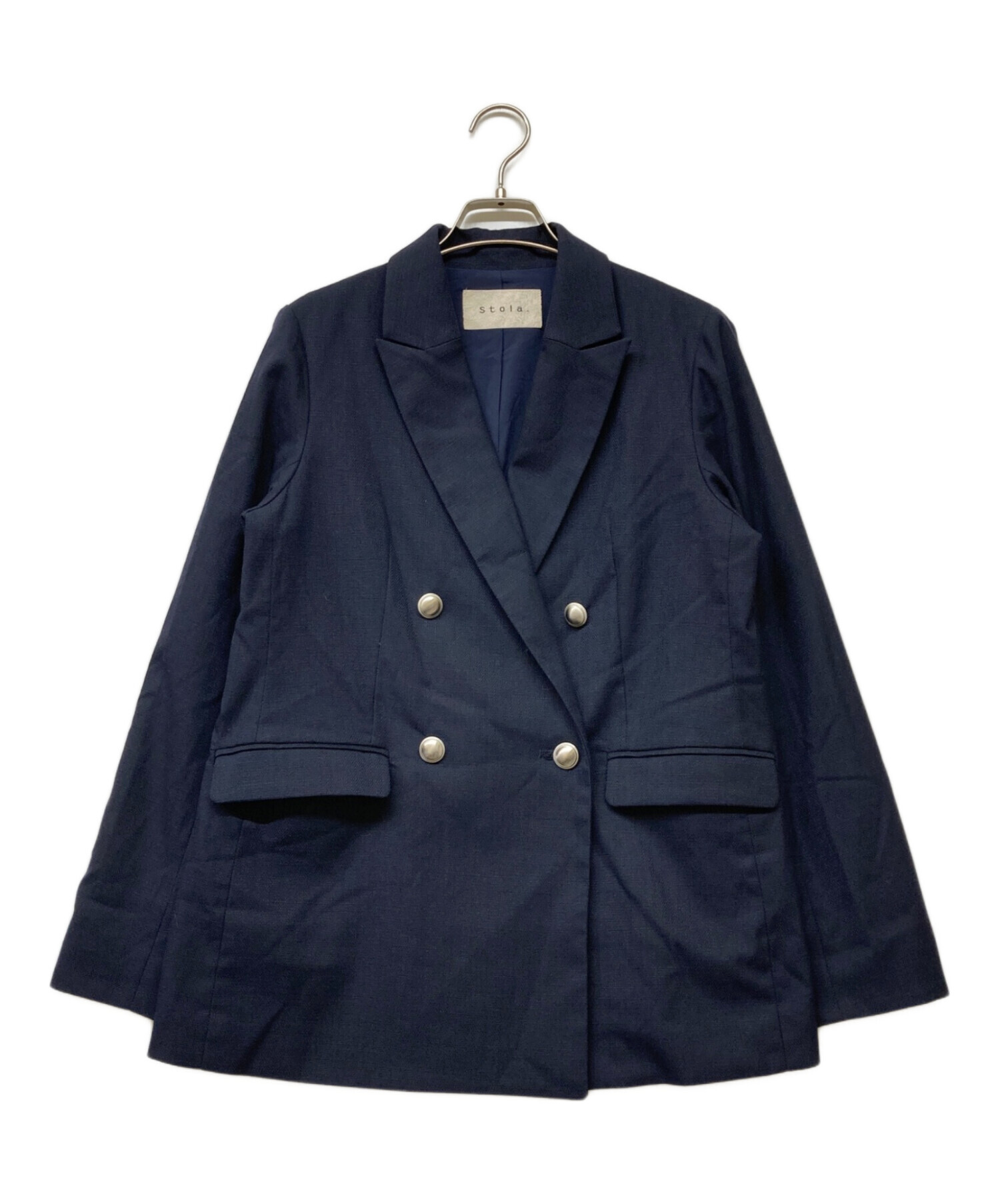 ストラ ダブルブレストジャケット ネイビー38 【公式通販】