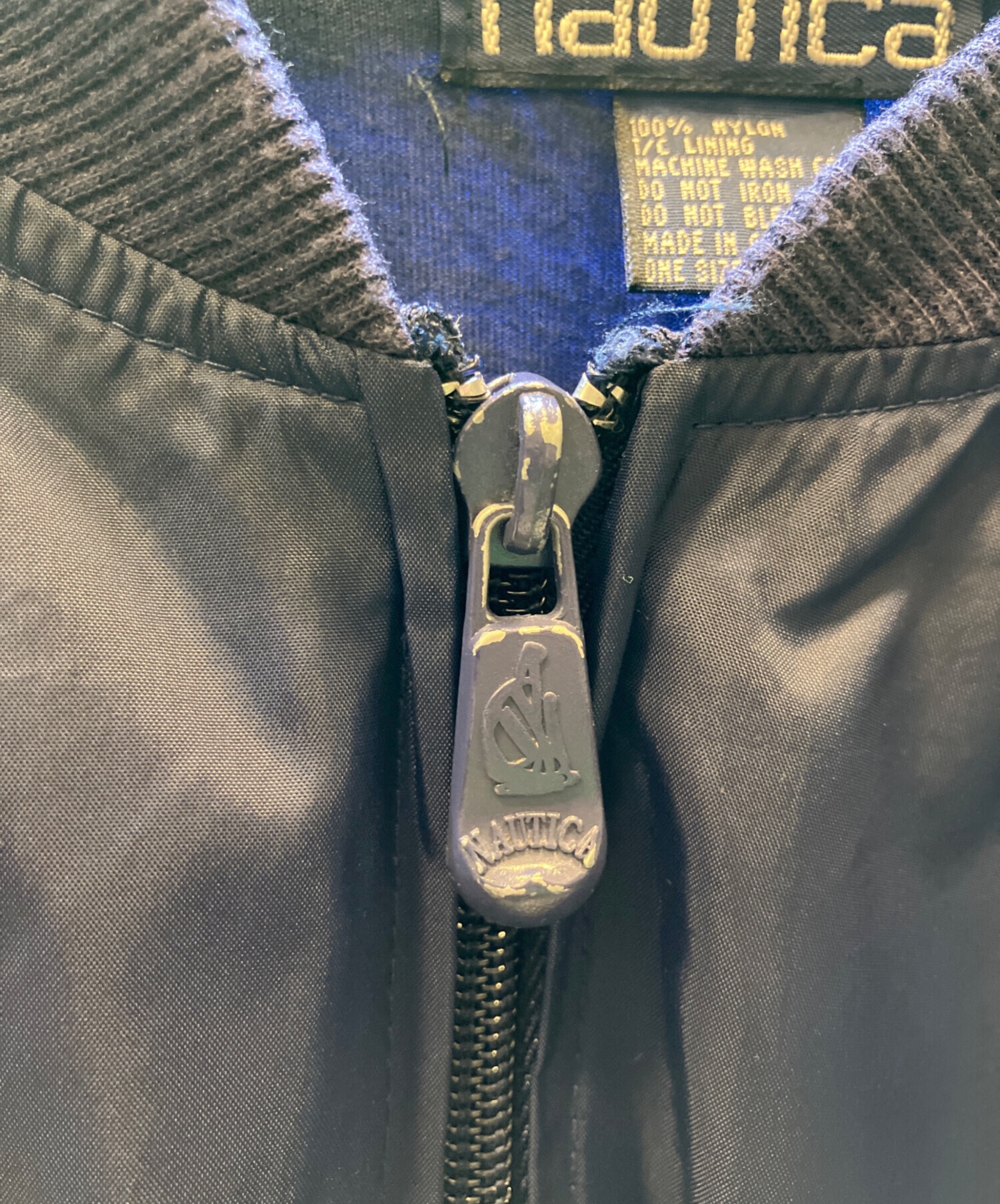中古・古着通販】NAUTICA (ノーティカ) ナイロンブルゾン ネイビー