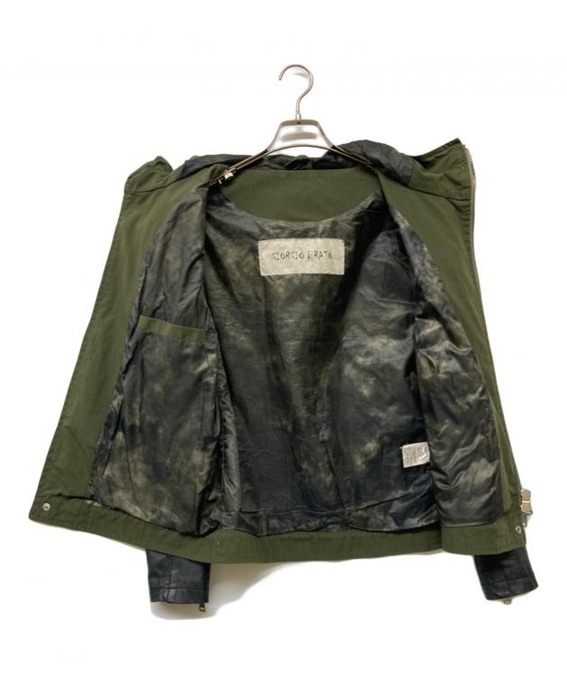 GIORGIO BRATO ラビットファーライナーレザーフードブルゾン GIORGIO BRATO ラビットファーライナーレザーフードブルゾン 【公式通販】