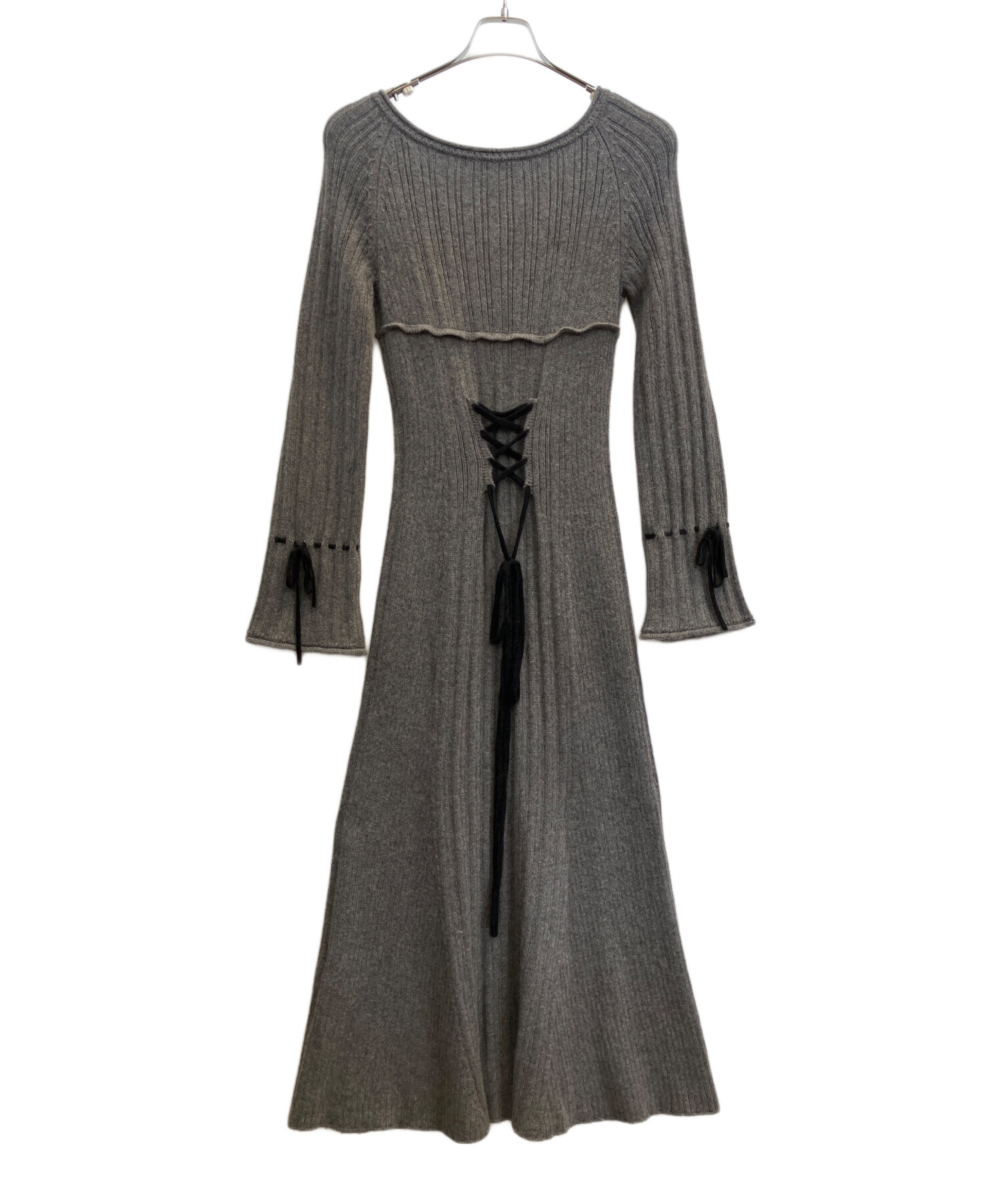 中古・古着通販】HER LIP TO (ハーリップトゥ) Back Lace-Up Knit