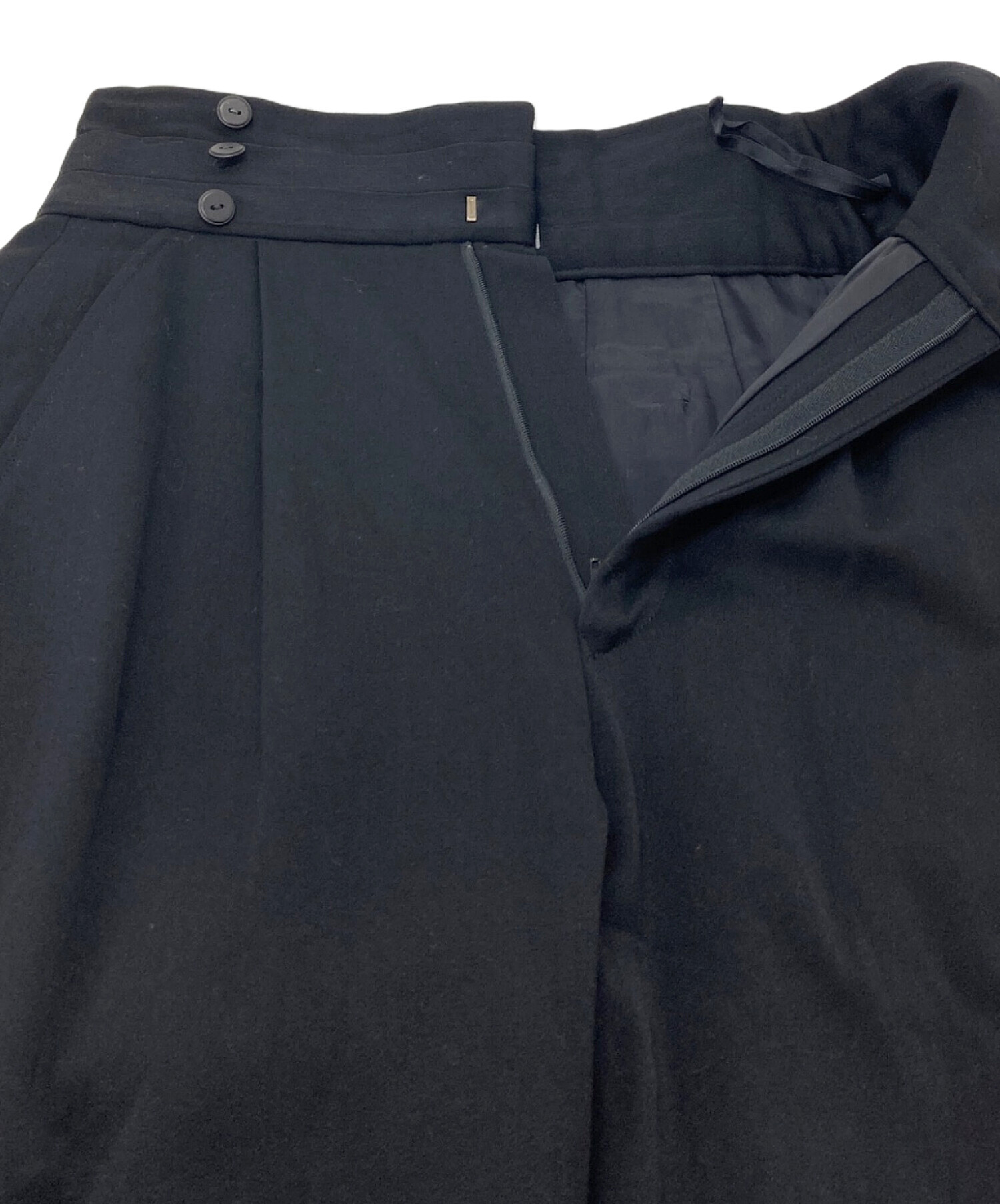 中古・古着通販】ISSEY MIYAKE (イッセイミヤケ) ハイウエストパンツ