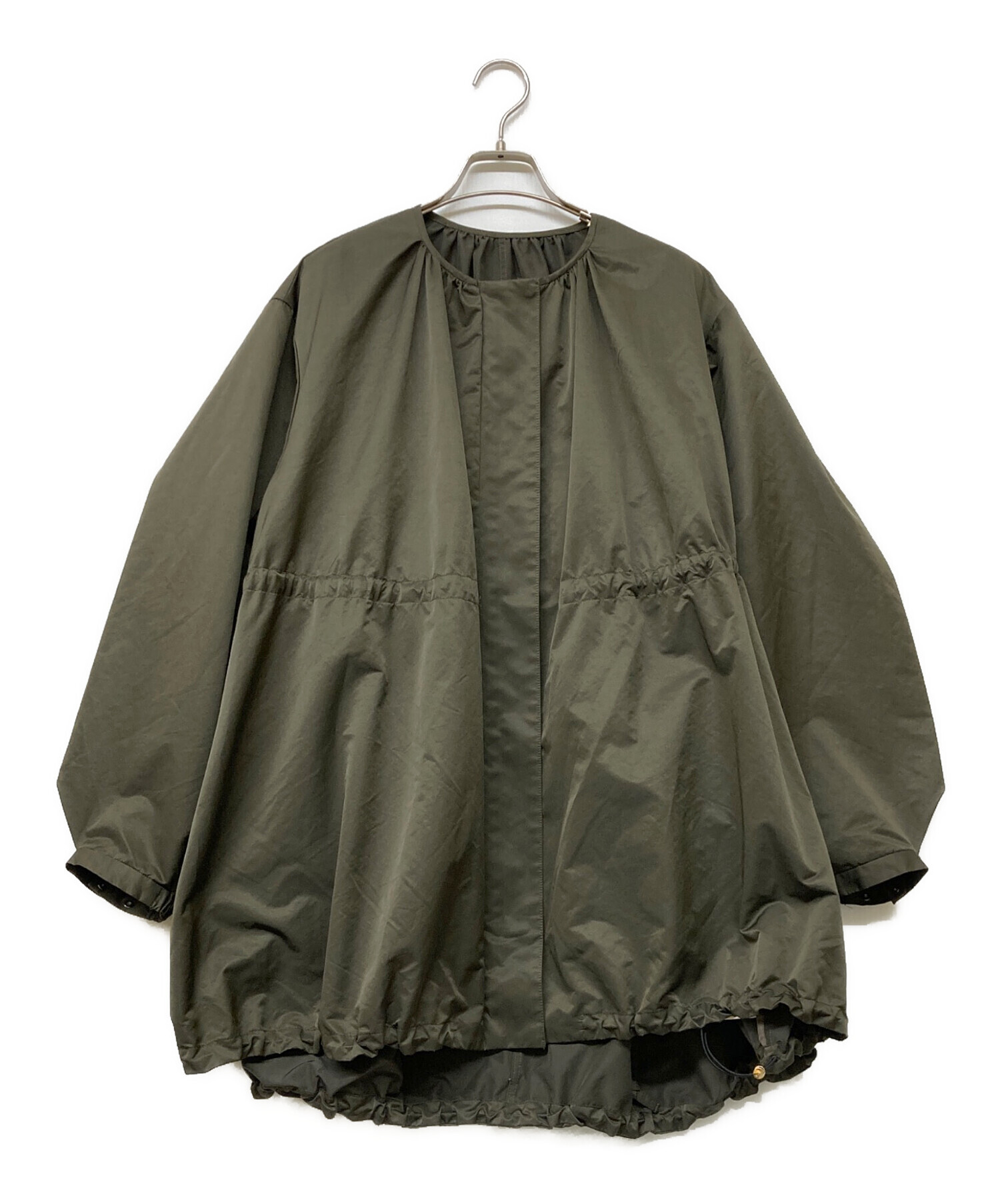 マルティニーク ハイカウントタフタギャザーブルゾン