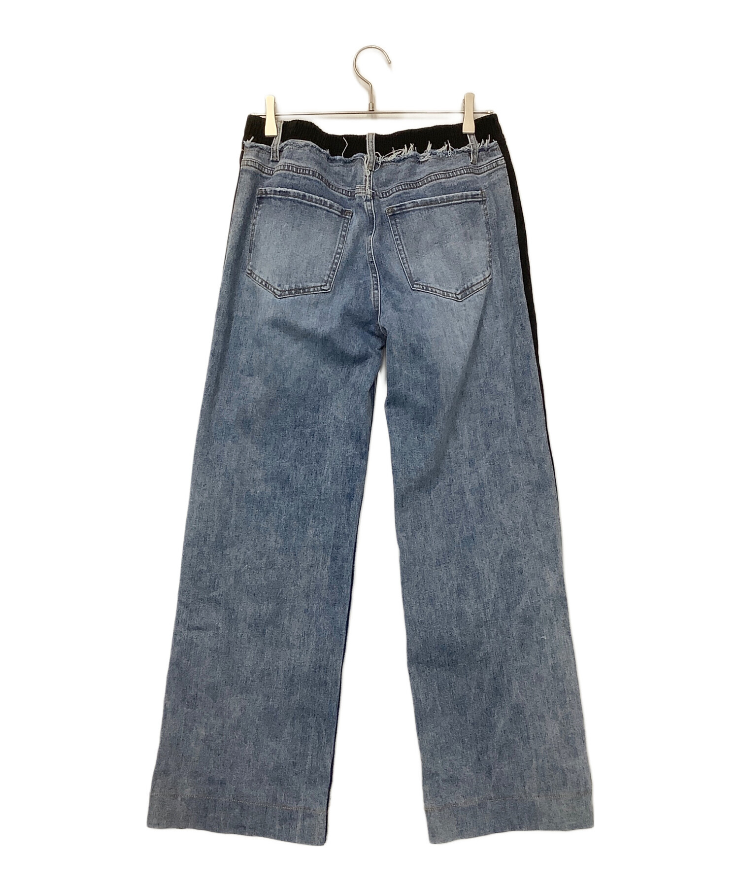中古・古着通販】Desigual (デシグアル) コンビネーションデニムパンツ 