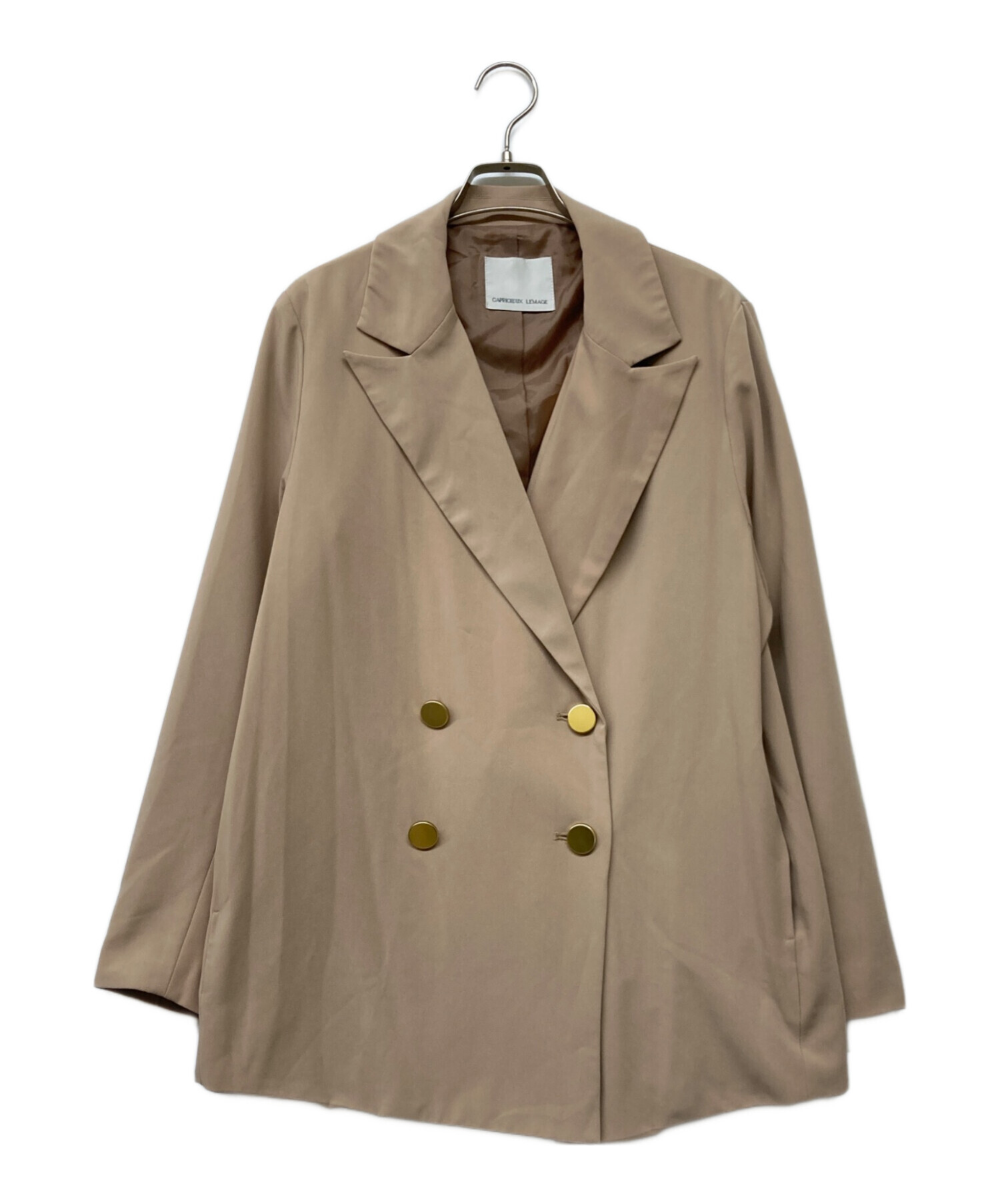 【未使用品】CAPRICIEUX LEMAGE/ダブルテーラードジャケット 中古・古着通販】CAPRICIEUX LE'MAGE (カプリシューレマージュ) 22AW