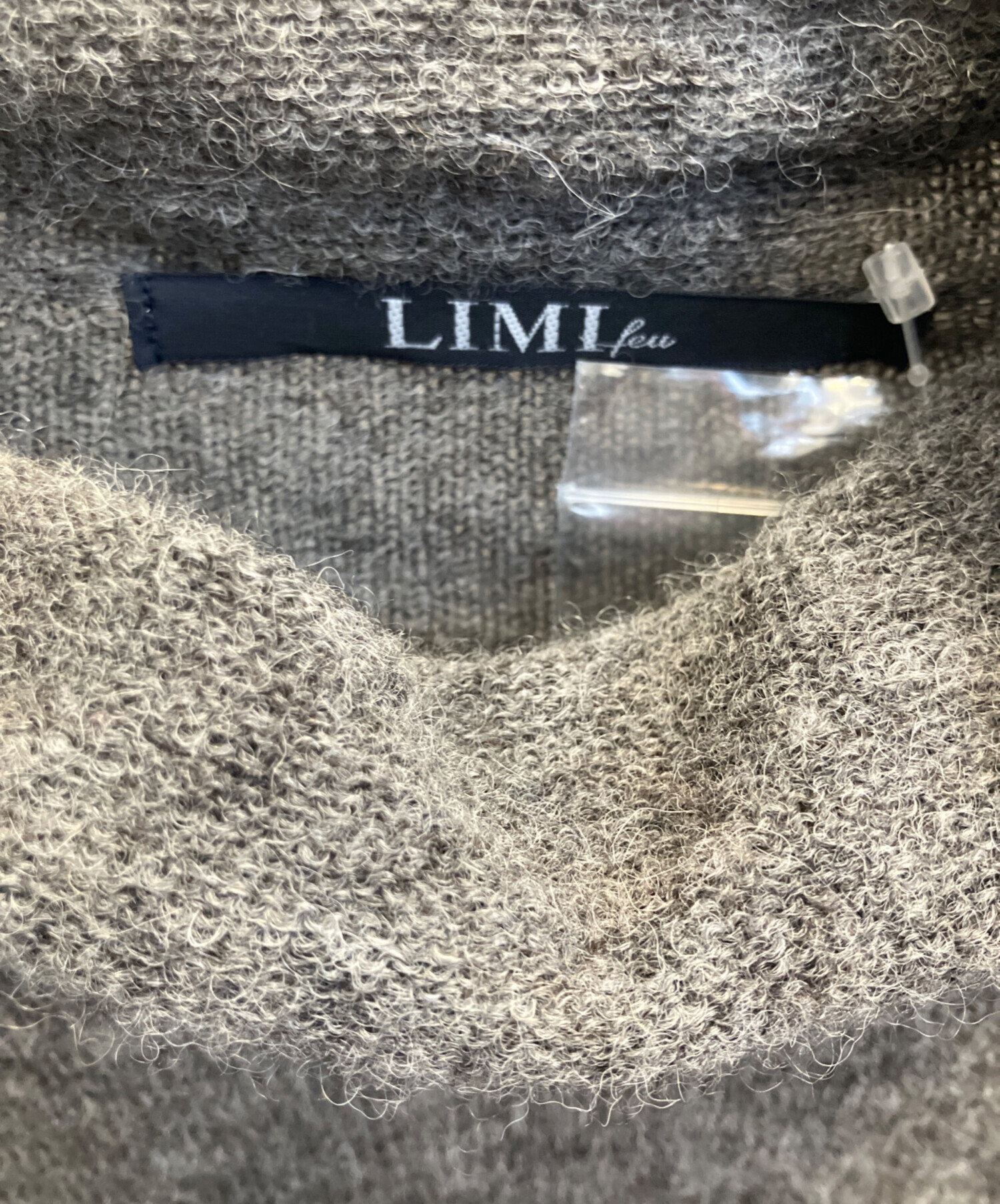 中古・古着通販】LIMI feu (リミフゥ) アルパカ混アシンメトリーニット