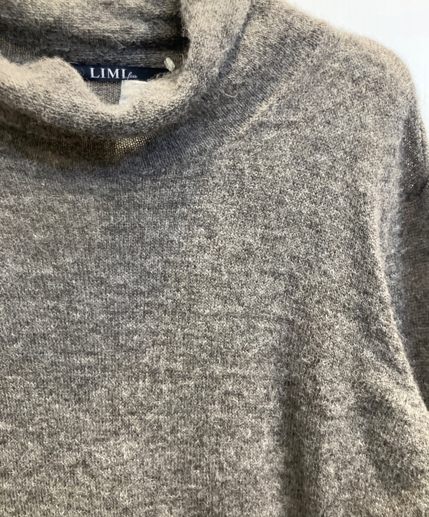 中古・古着通販】LIMI feu (リミフゥ) アルパカ混アシンメトリーニット