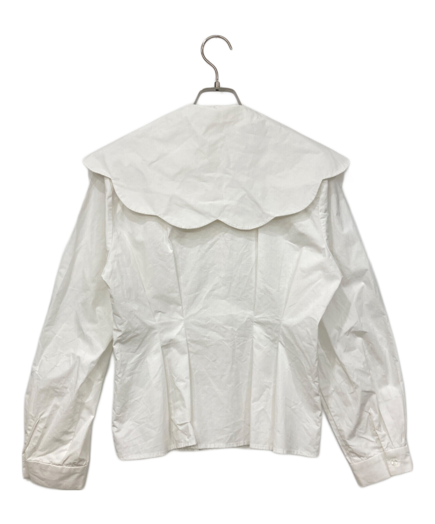 中古・古着通販】Ameri (アメリ) BIG COLLAR TUCK SHIRT 中古・古着通販】Ameri (アメリ) BIG COLLAR TUCK SHIRT