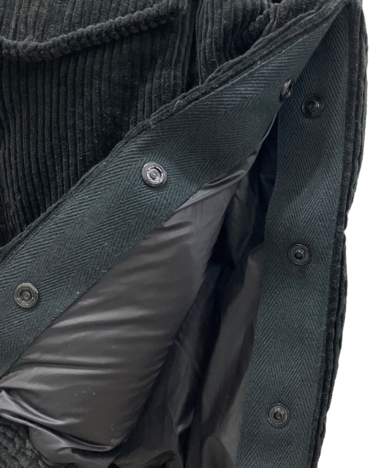 中古・古着通販】sacai (サカイ) Corduroy Puffer Vest ブラック