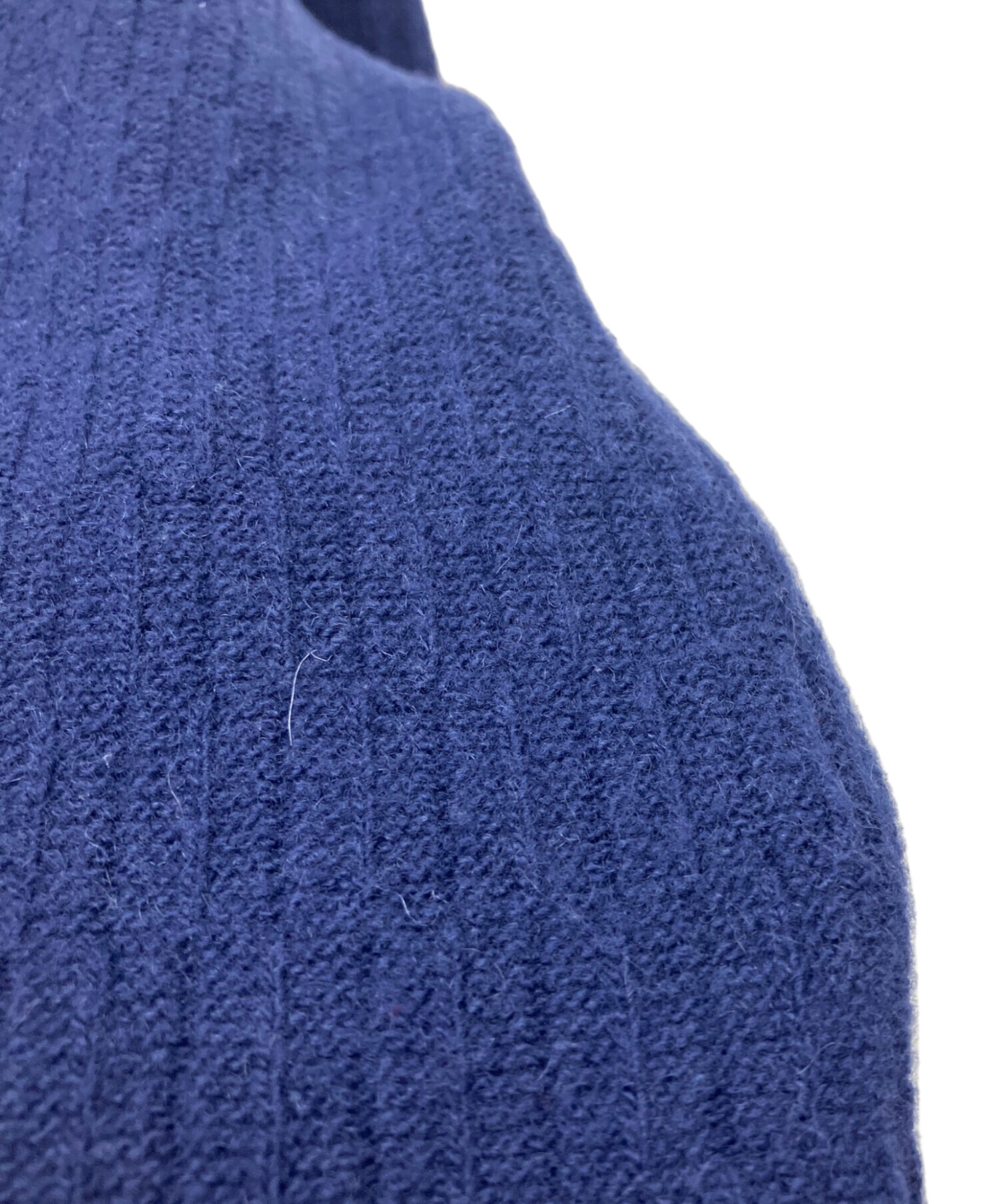 中古・古着通販】Zanone (ザノーネ) クルーネックニット ネイビー