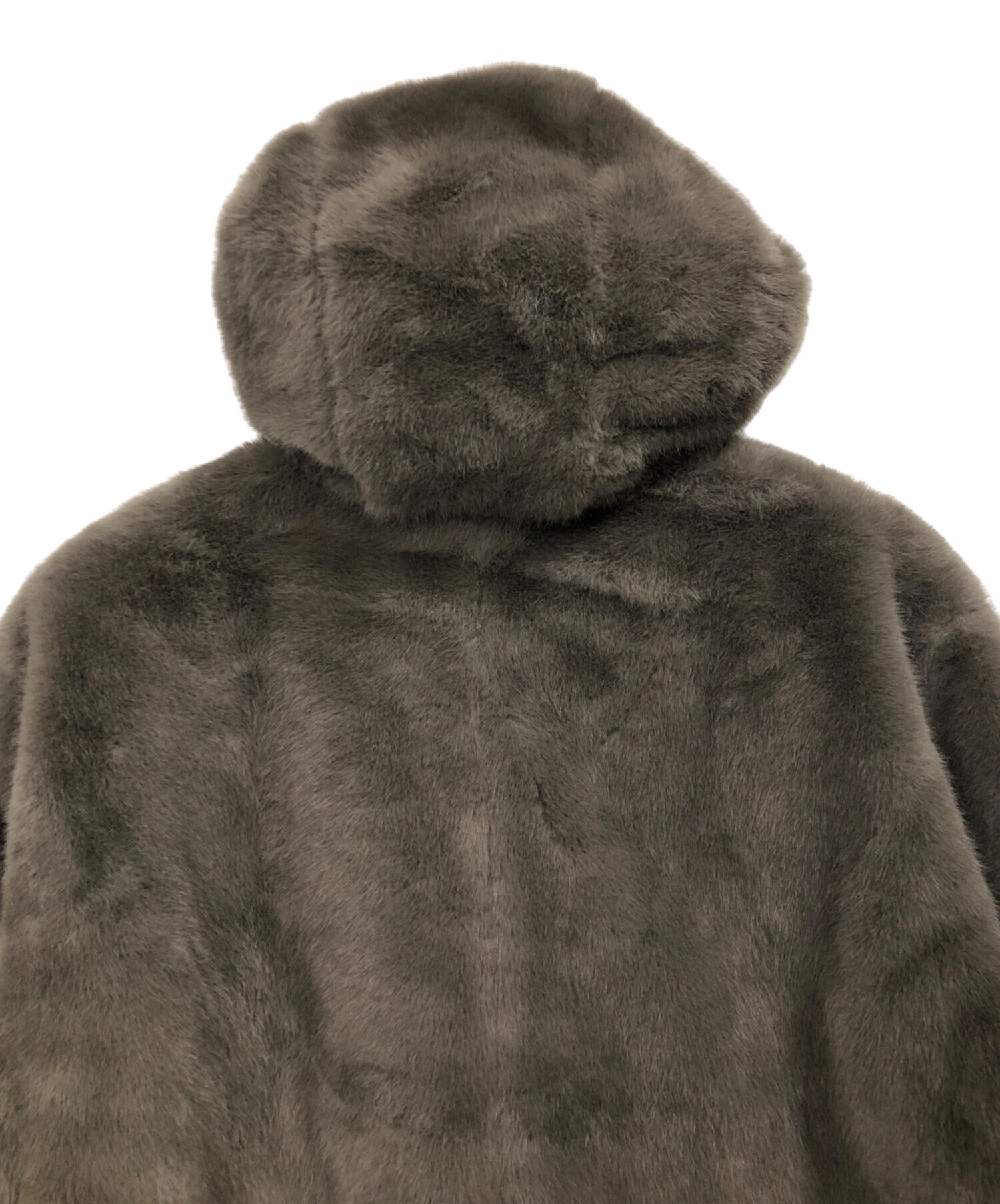 【新品】タグ付きArpege story ファーフードブルゾン 中古・古着通販】Arpege story (アルページュストーリー) フェイク