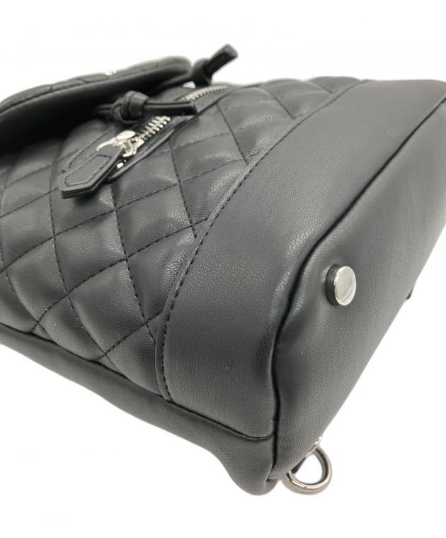 riu 3way quilting backpack　黒 ブラック リュック 中古・古着通販】riu (リウ) 3way quilting backpack ブラック
