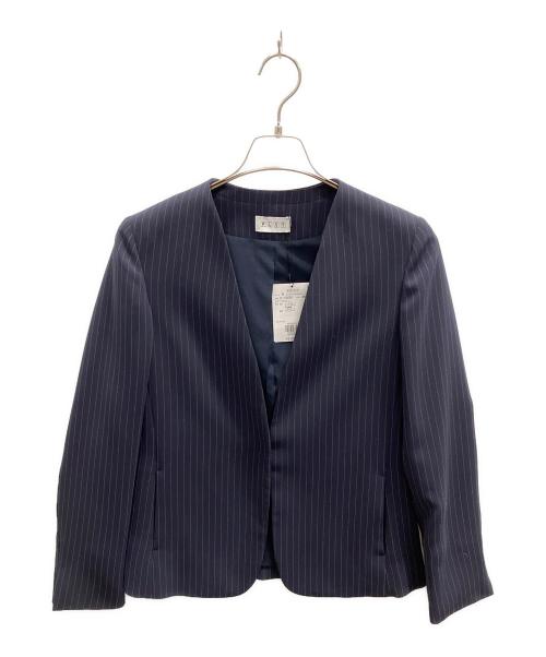 プラステ　トリアセブレンドカラーレスジャケット　ブラックストライプ　M 未使用品 PLST(プラステ)公式 | 2024年モデル トリアセブレンドカラーレスジャケット