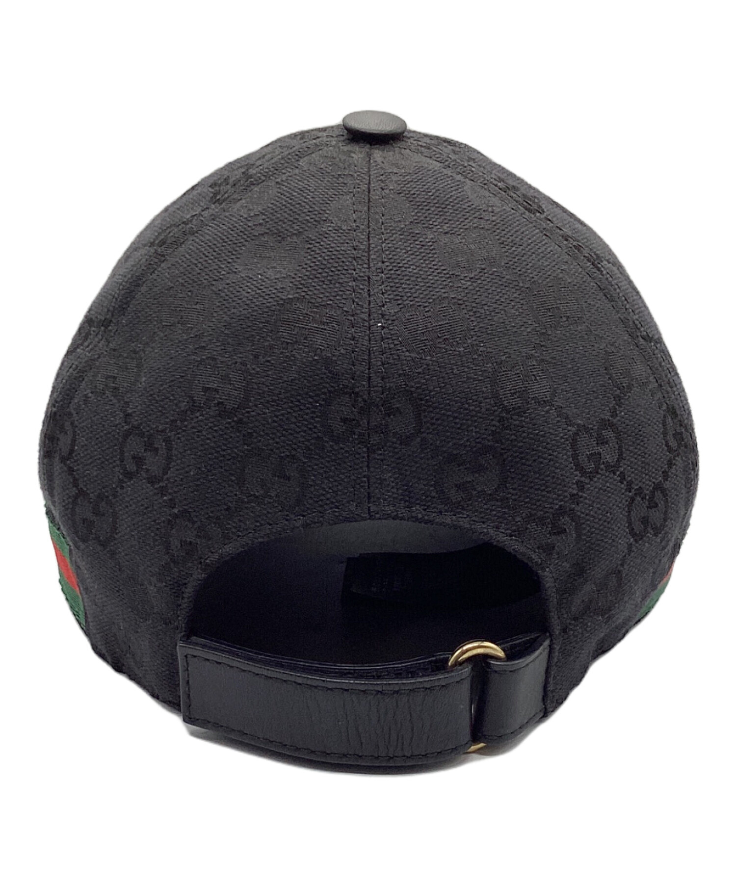 GUCCI★キャップ★帽子★GGキャンバス★黒系★美品 中古・古着通販】GUCCI (グッチ) GGキャンバス ベースボールキャップ