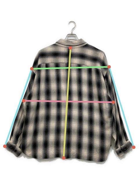 中古・古着通販】ROTOL (ロトル) SNAP BUTTON SHIRT OMBRECHECK