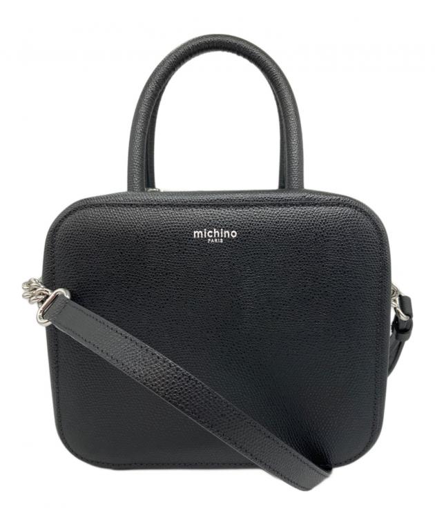 中古・古着通販】michino (ミチノ) 2WAYショルダーバッグ ブラック 