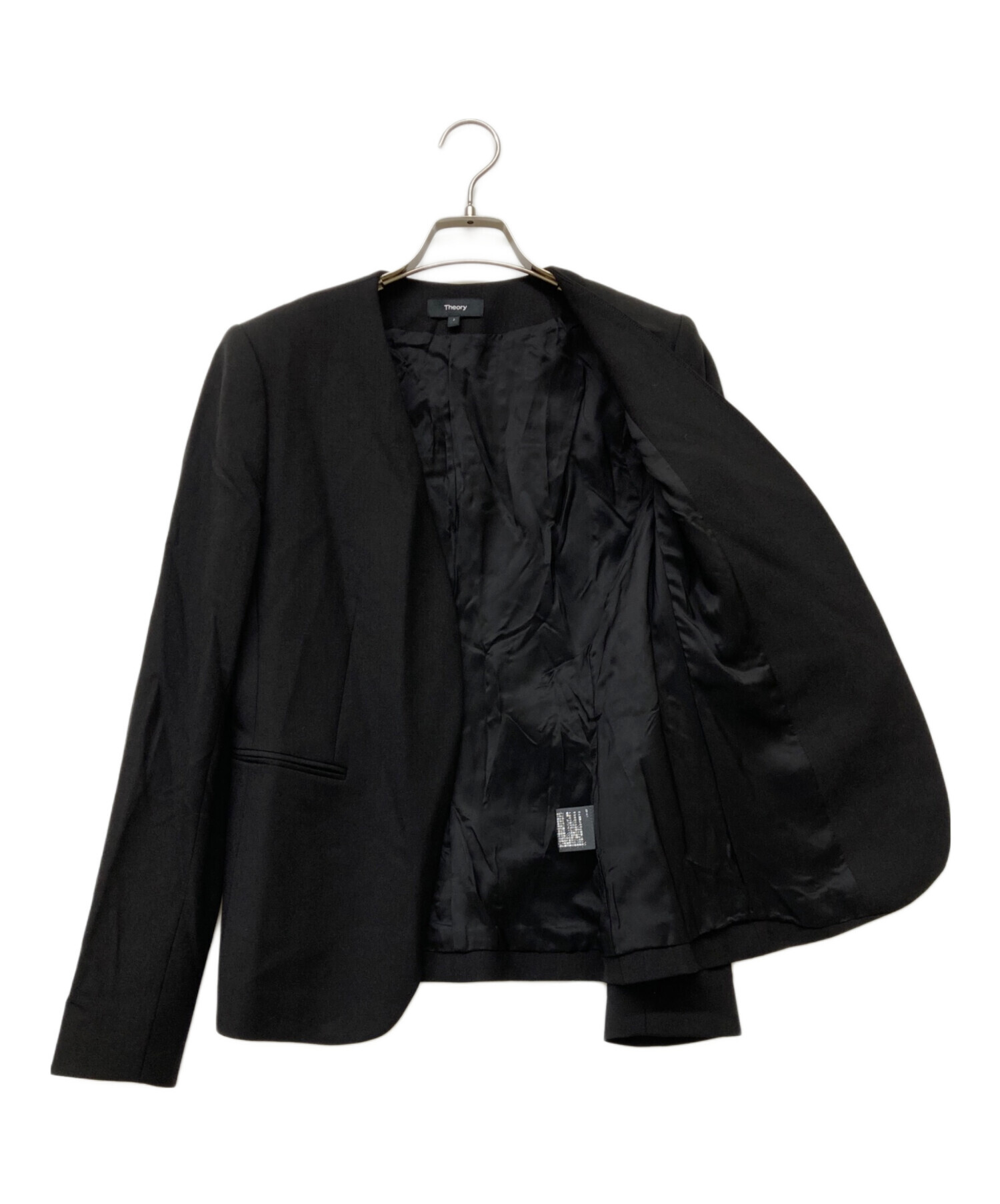 中古・古着通販】theory (セオリー) W SP Saxony Lindrayia ブラック