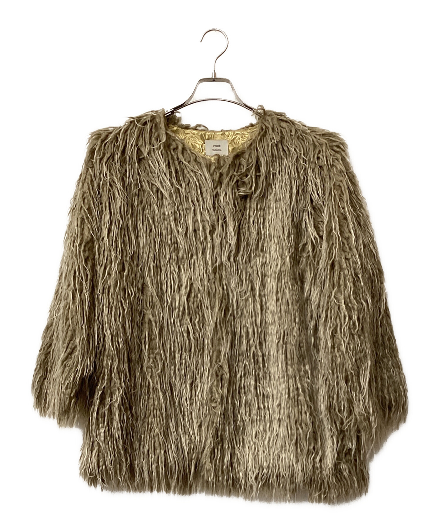 新品未使用 タグ付き　定価¥79.200- FUMIE TANAK ファーコート 中古・古着通販】FUMIE=TANAKA (フミエタナカ) ファーコート ベージュ