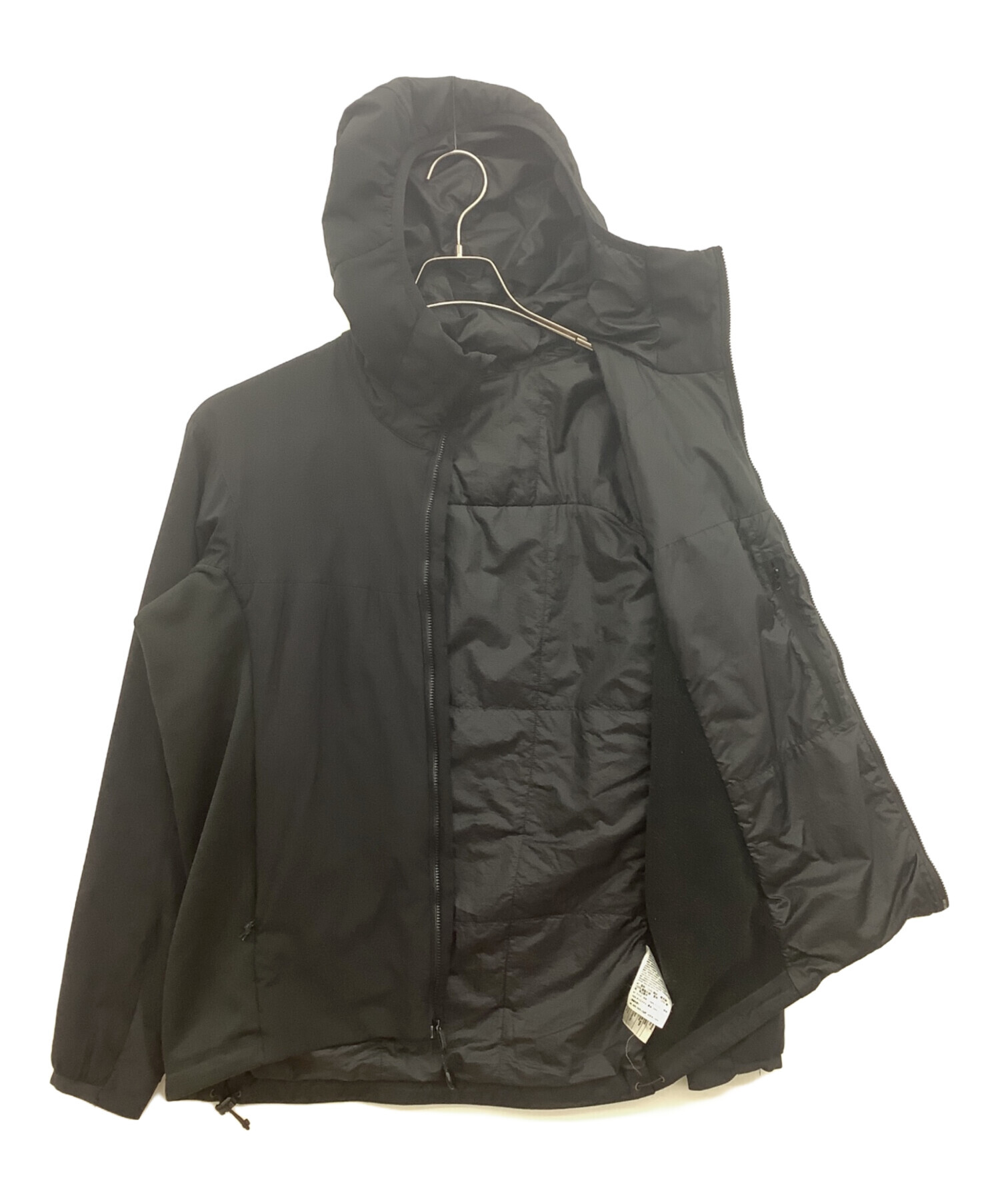 旧タグOld ARC'TERYX Atom LT Hoody ナイロンジャケット 中古・古着通販】ARC'TERYX (アークテリクス) Atom LT Hoody ブラック
