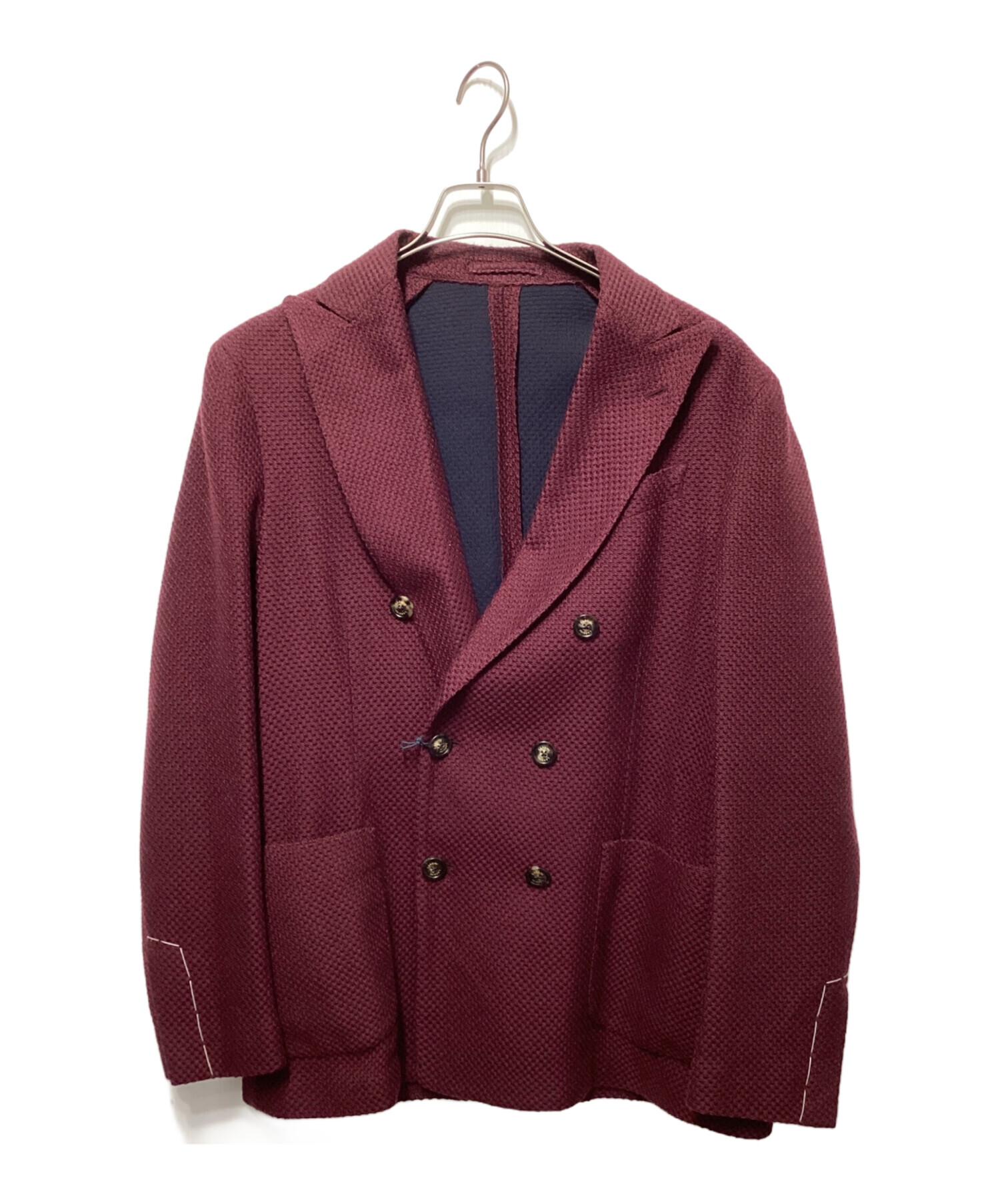 中古・古着通販】LARDINI (ラルディーニ) ニットジャケット ワイン