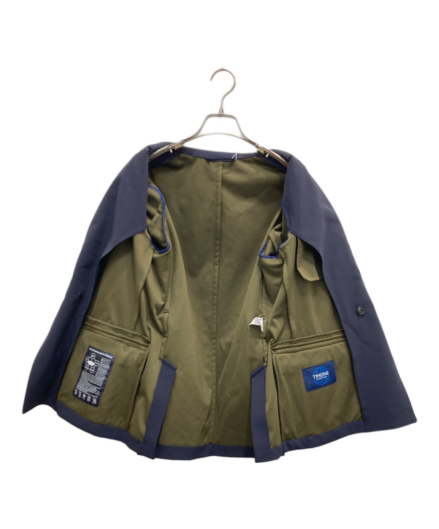 中古・古着通販】TIMONE (ティモーネ) ジャケット ネイビー サイズ:44 