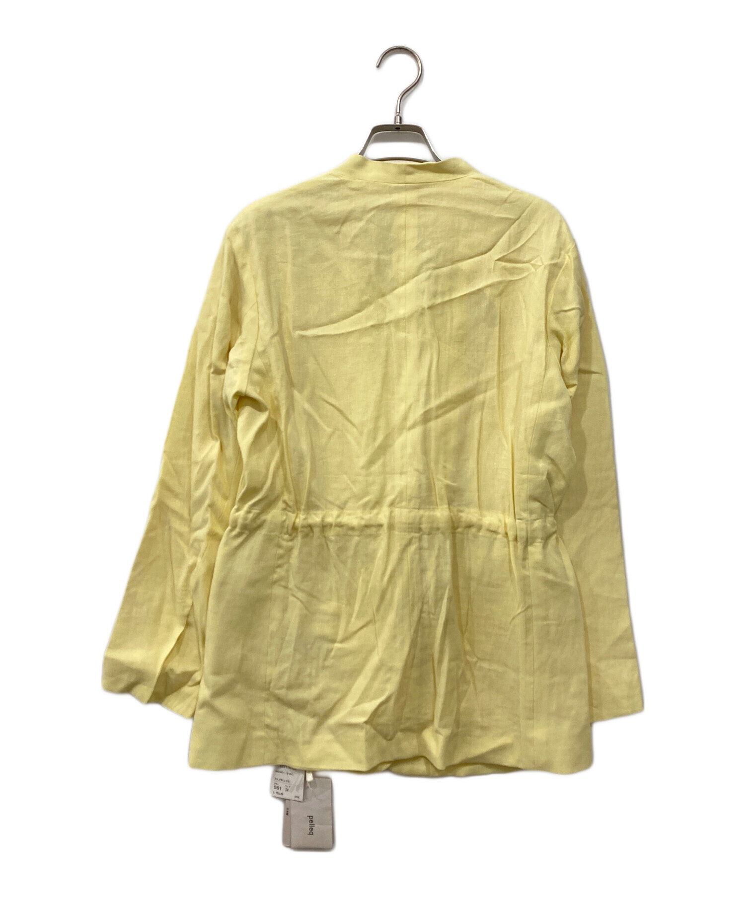中古・古着通販】PELLEQ (ペレック) リネン混ジャケット イエロー 