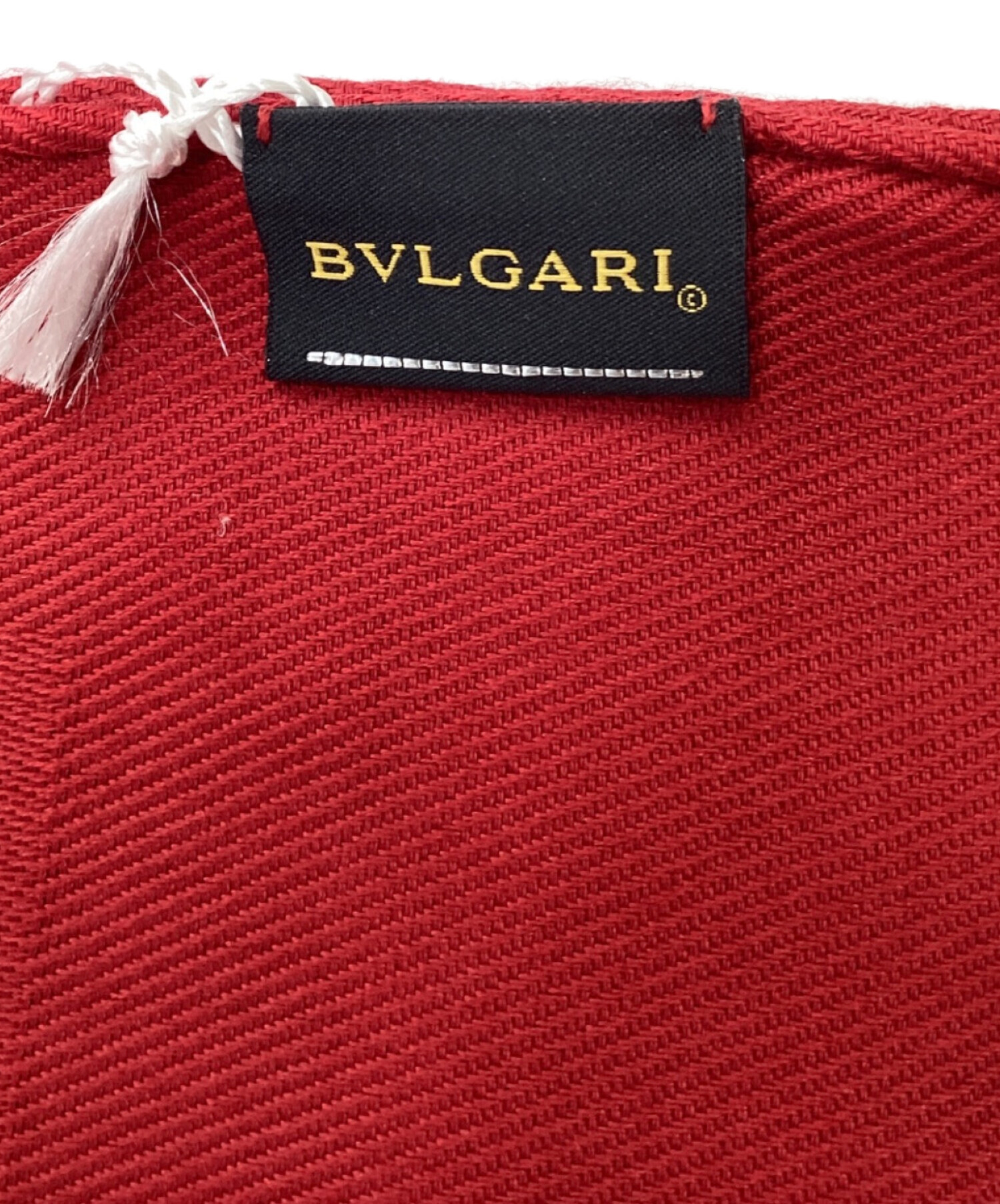 中古・古着通販】BVLGARI (ブルガリ) ロゴマニアウールシルクストール