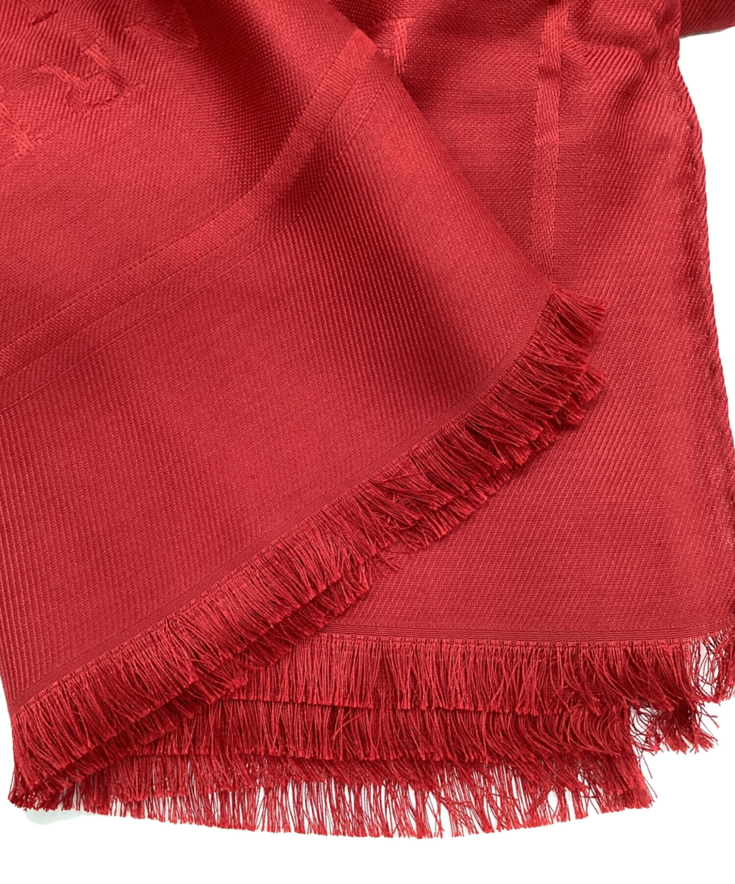 ブルガリ　ストール（未使用に近い） 中古・古着通販】BVLGARI (ブルガリ) ロゴマニアウールシルクストール