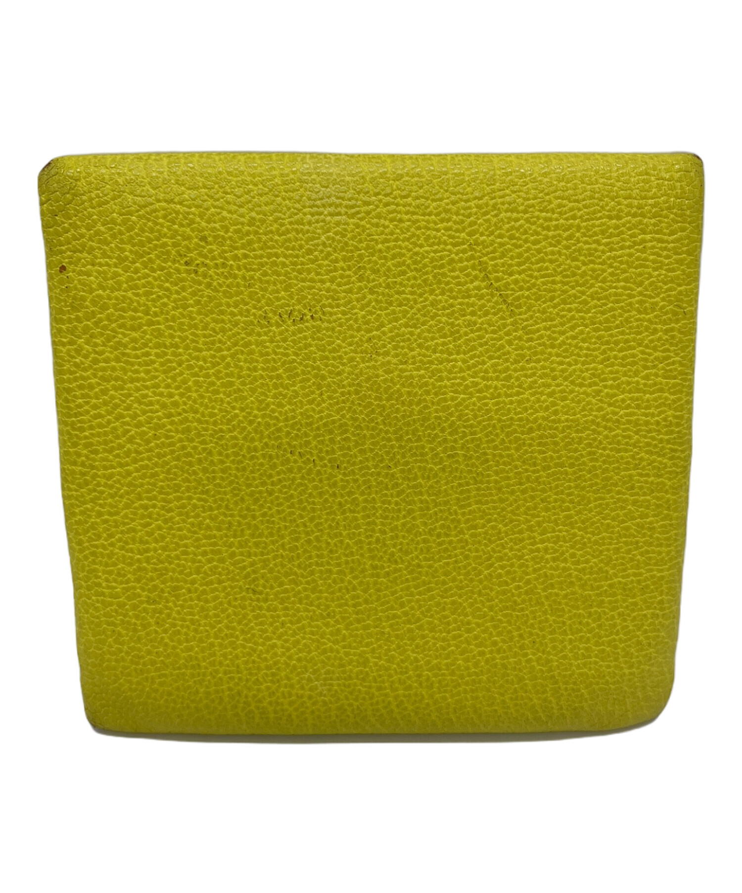 中古・古着通販】HERMES (エルメス) コインケース バスティア イエロー