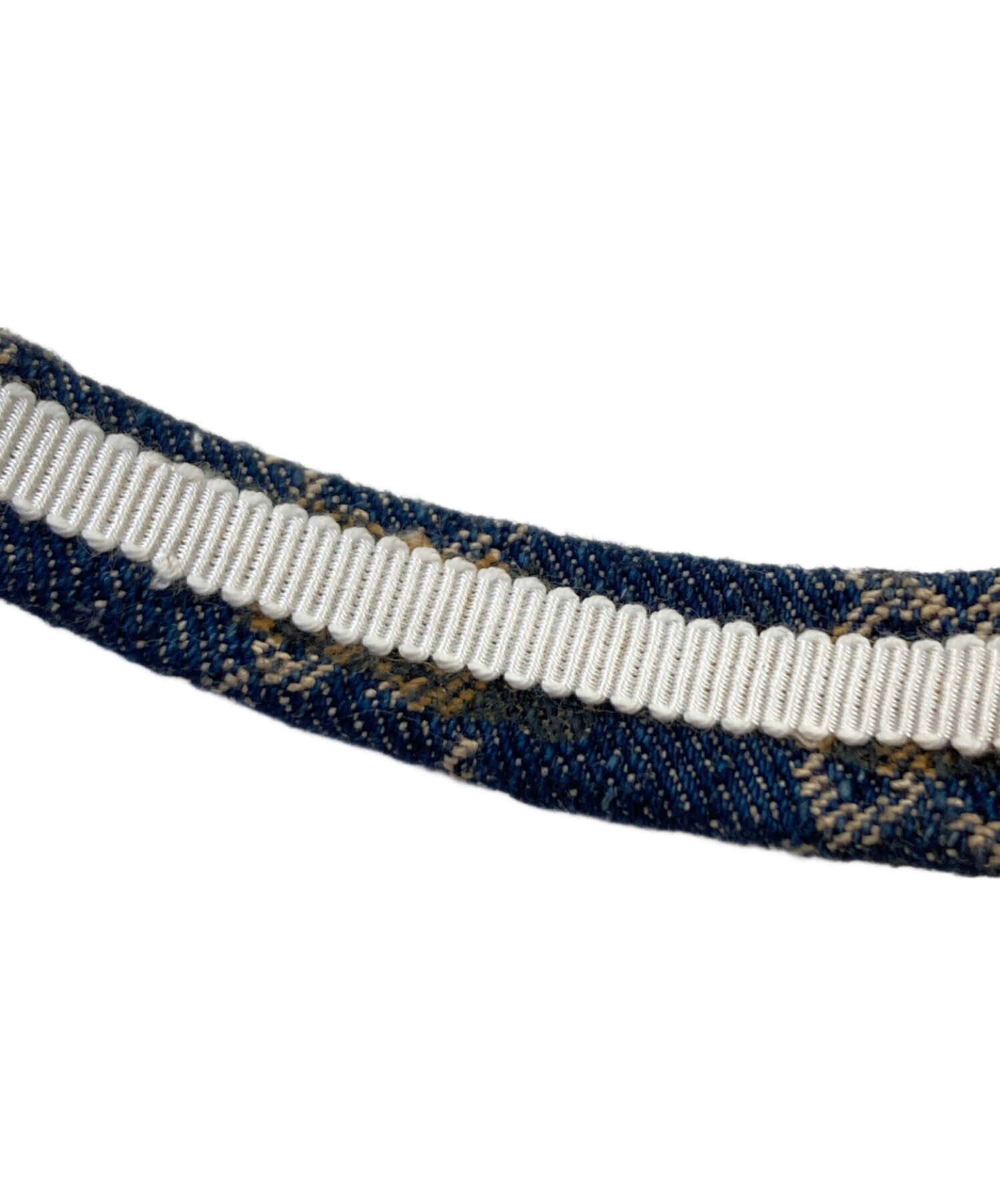 中古・古着通販】GUCCI (グッチ) GGロゴ デニムカチューシャ