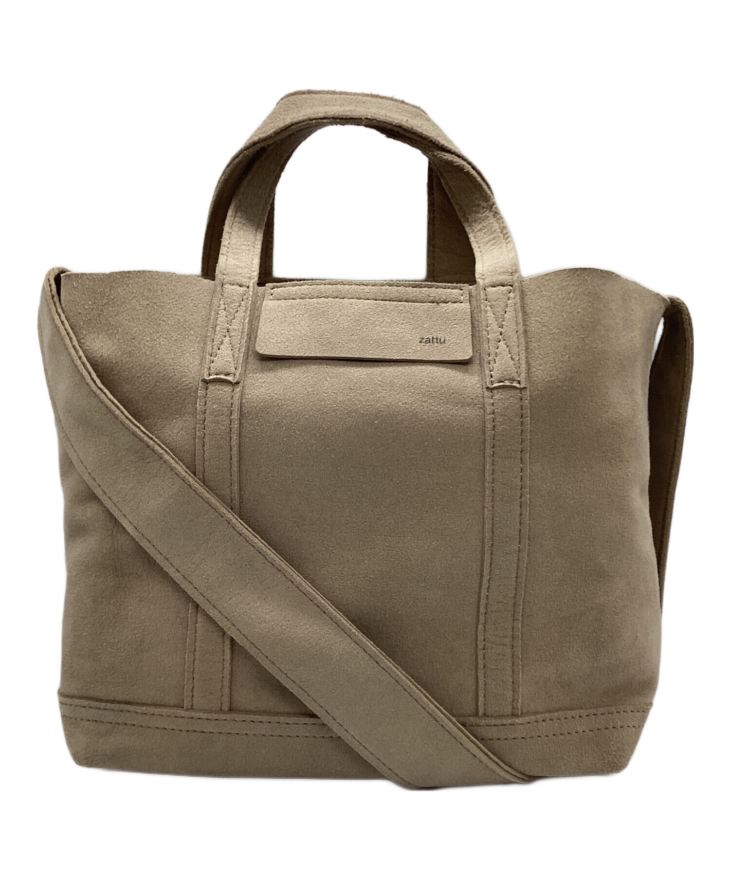 中古・古着通販】zattu (ザッツ) マイクロファイバースエードトート