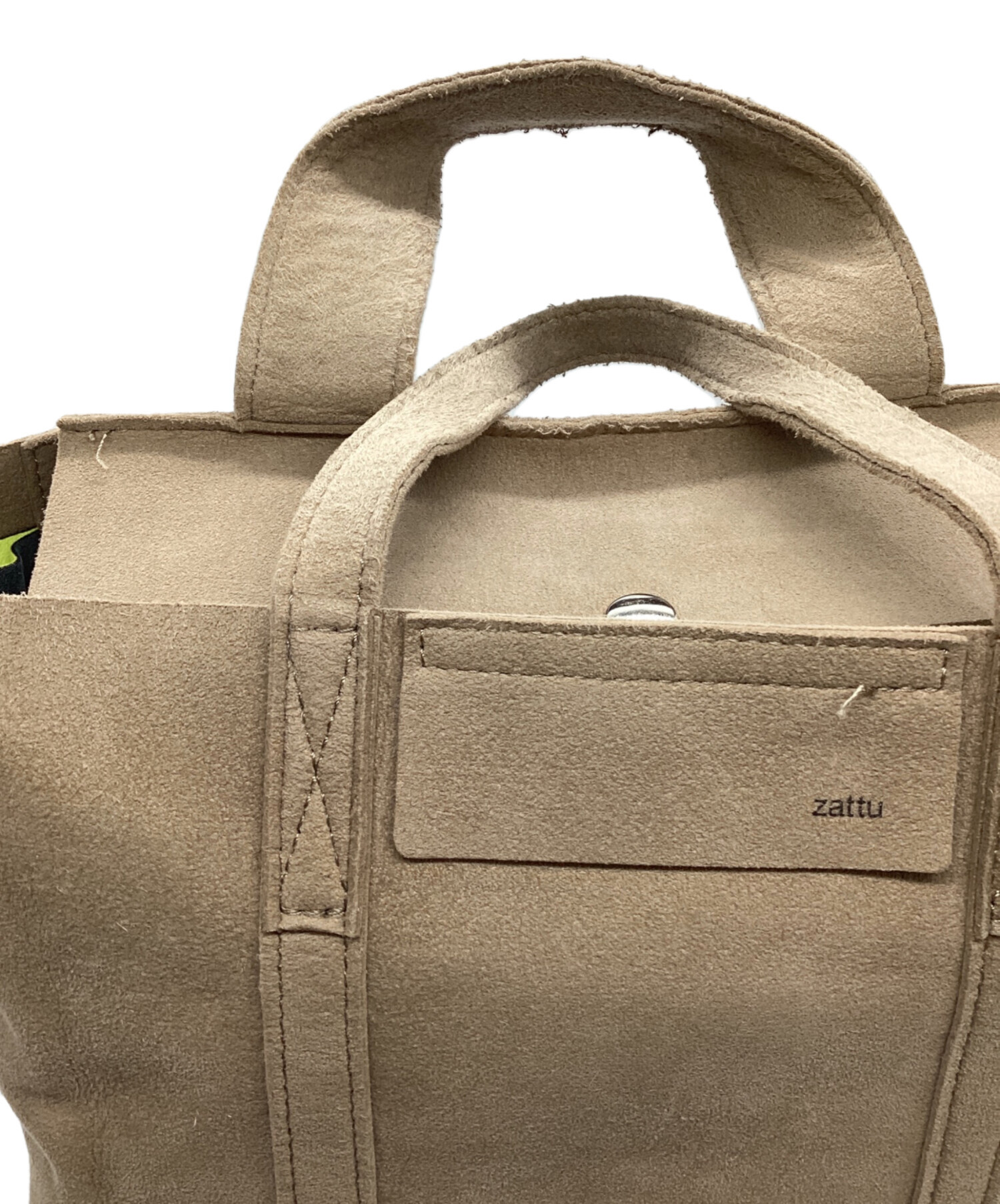 中古・古着通販】zattu (ザッツ) マイクロファイバースエードトート