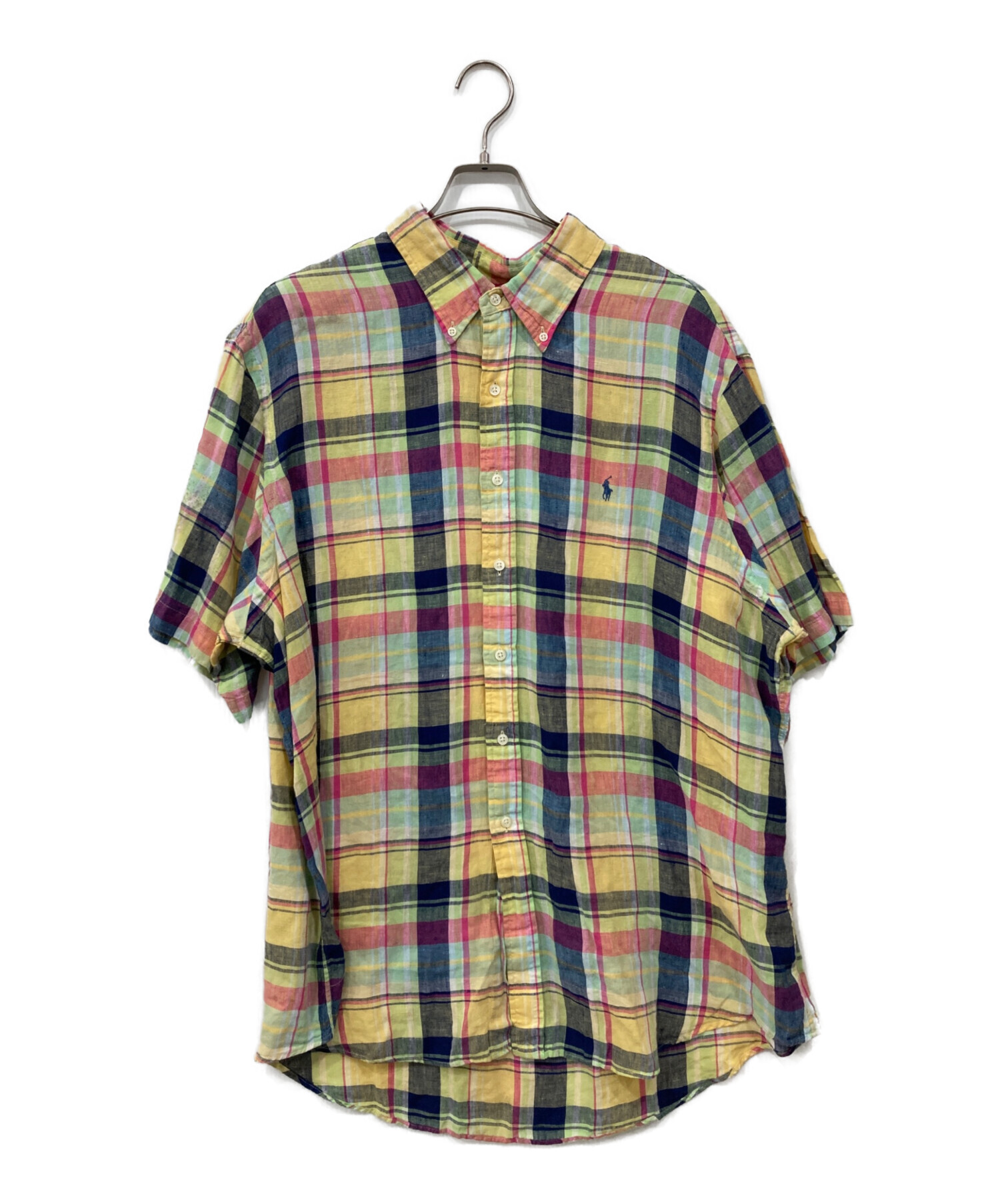中古・古着通販】RALPH LAUREN (ラルフローレン) リネンシャツ マルチ
