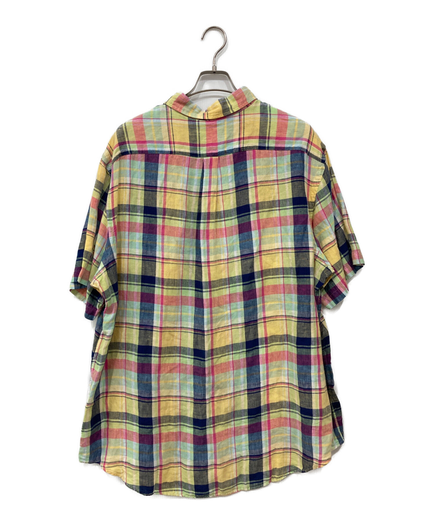 中古・古着通販】RALPH LAUREN (ラルフローレン) リネンシャツ マルチ 
